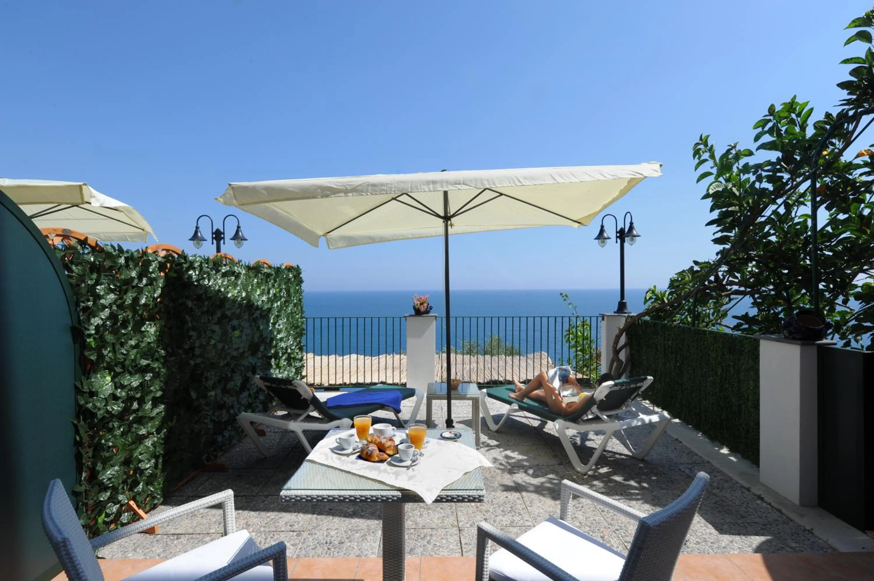 Patio in Hotel Villa Maria Pia