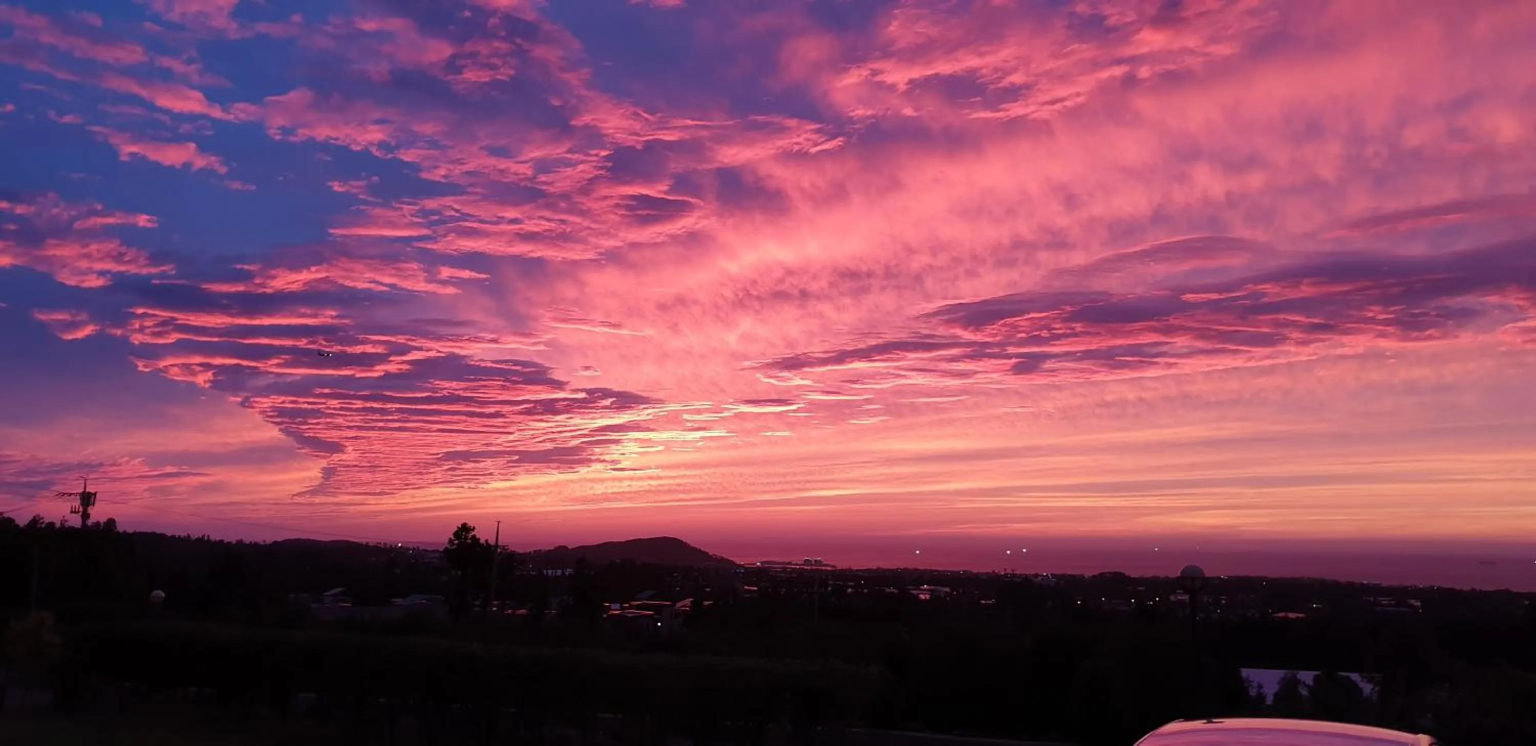 Sunset in Jeju Starlight Glamping