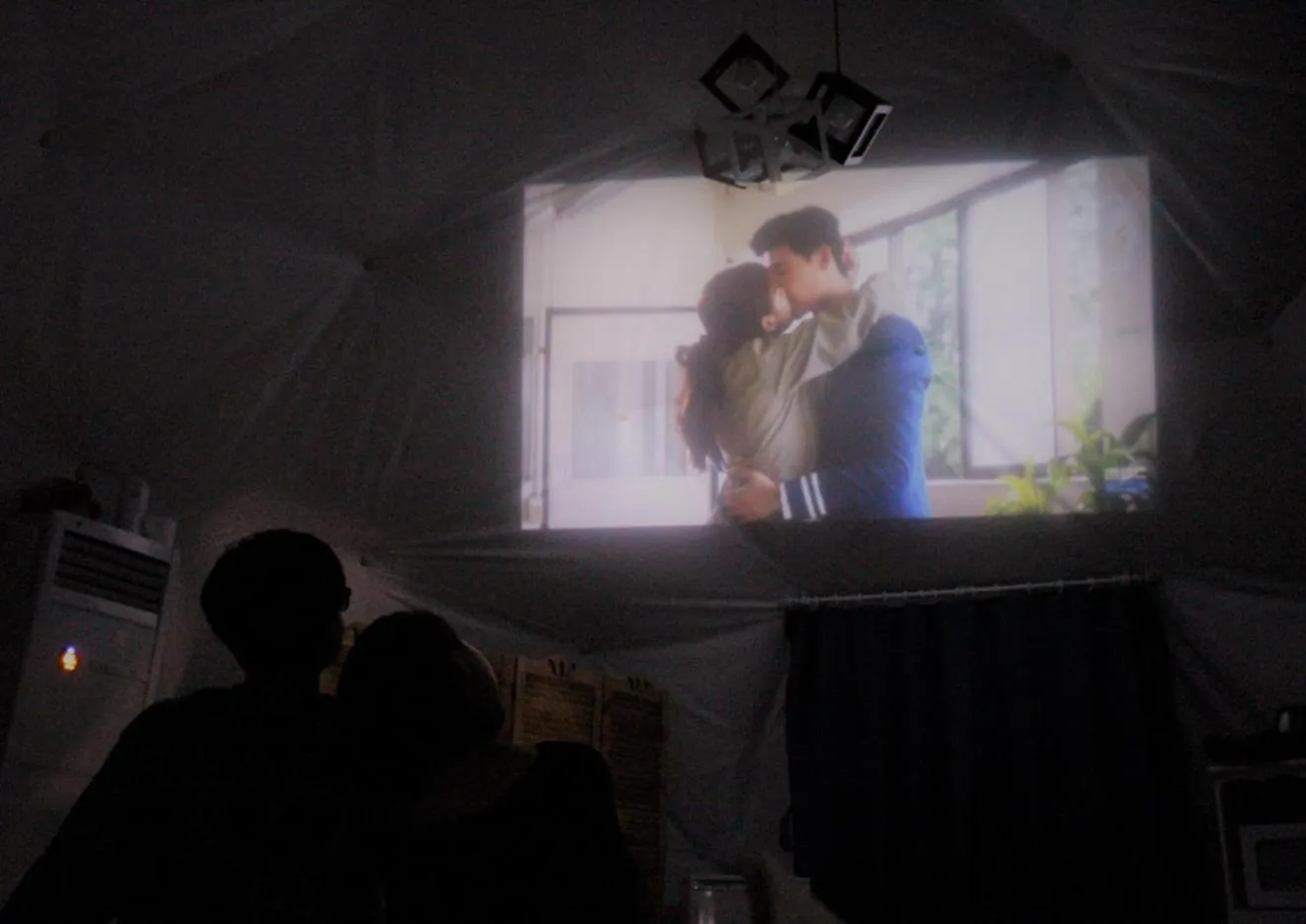 Evening entertainment in Jeju Starlight Glamping