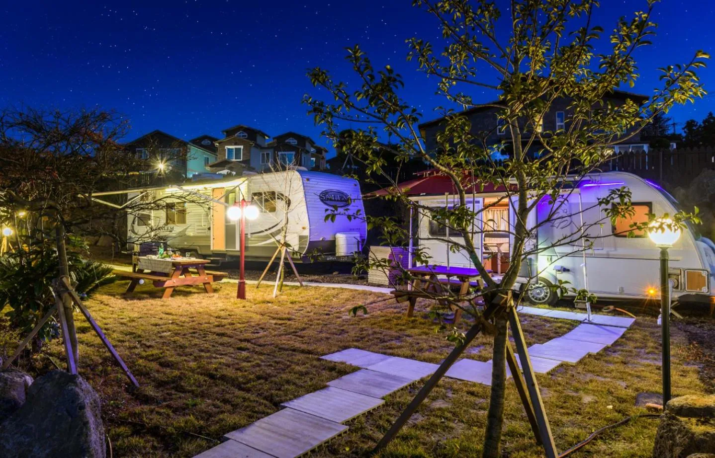 Caravan in Jeju Starlight Glamping