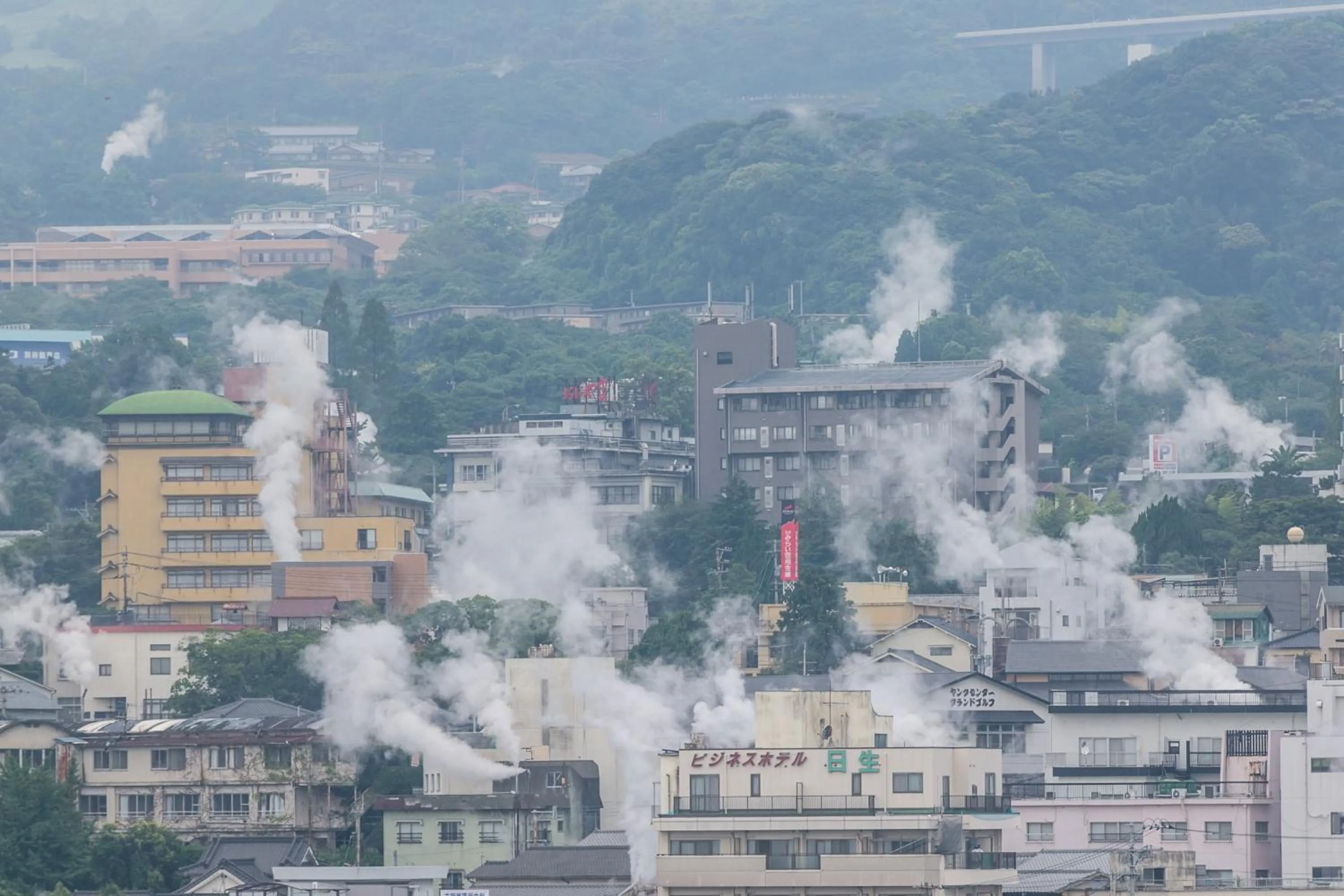Property building in Beppu Kannawa Onsen Oniyama Hotel