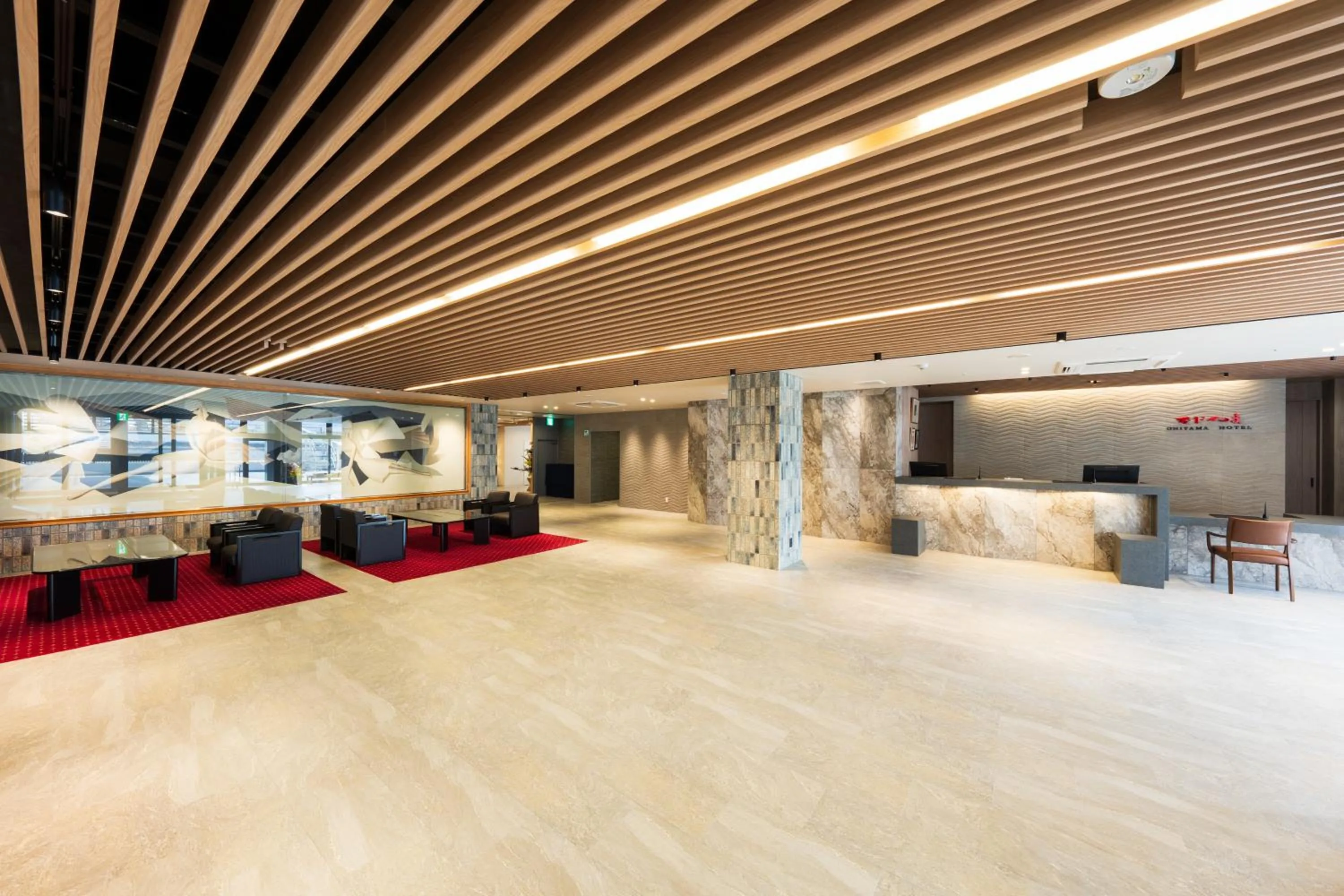 Lobby or reception in Beppu Kannawa Onsen Oniyama Hotel