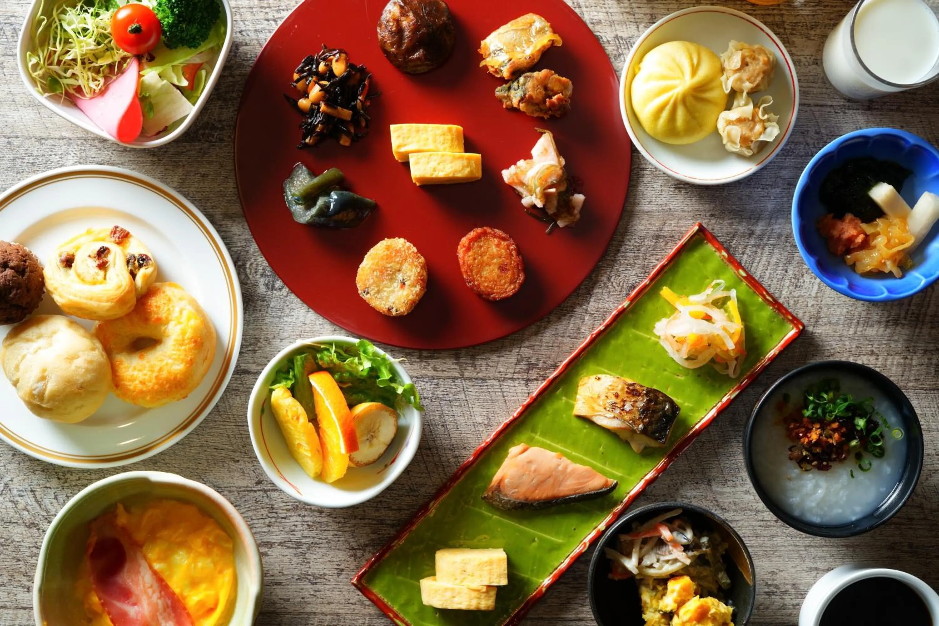 Breakfast in Beppu Kannawa Onsen Oniyama Hotel