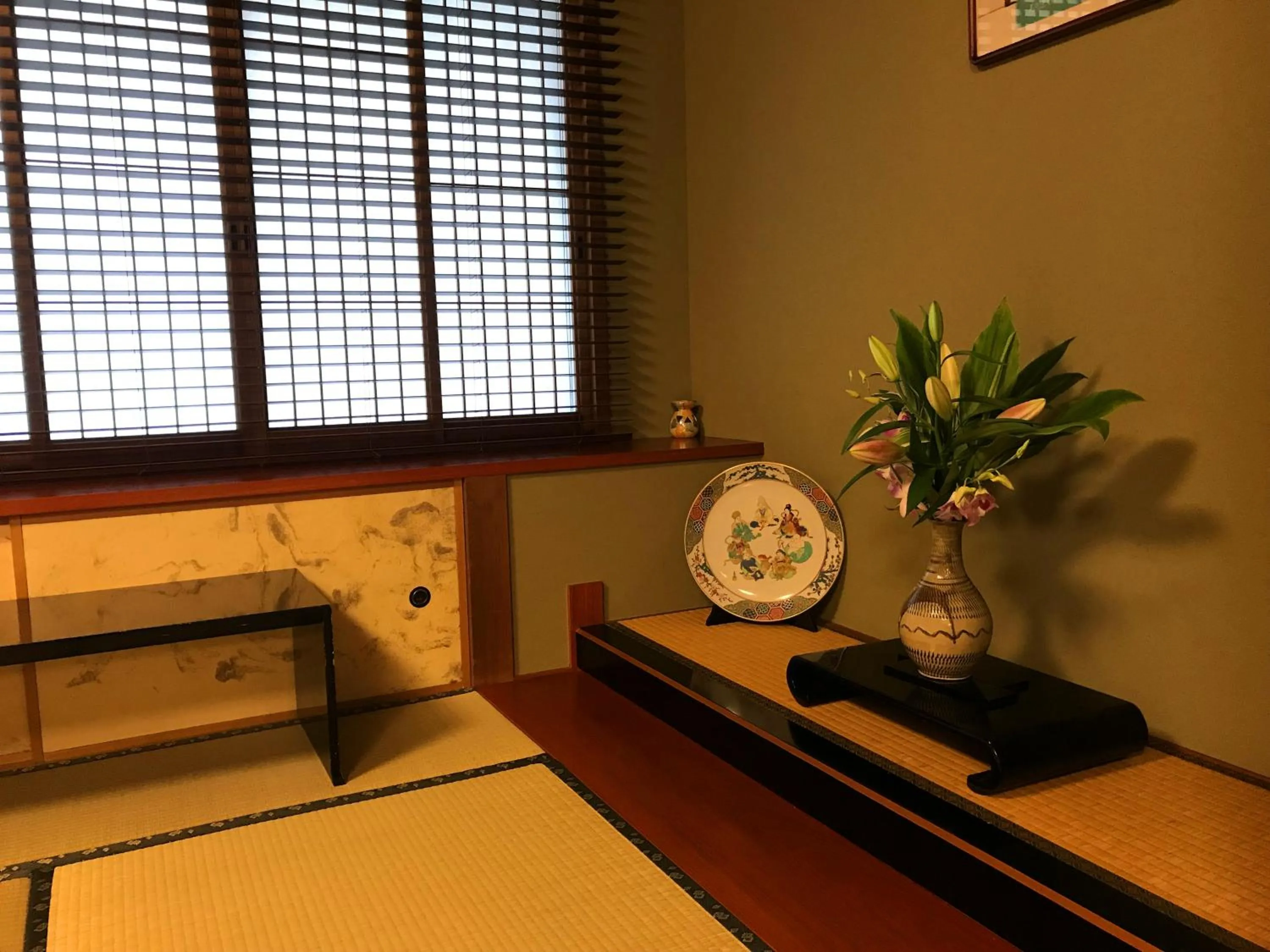 Bed in Beppu Kannawa Onsen Oniyama Hotel