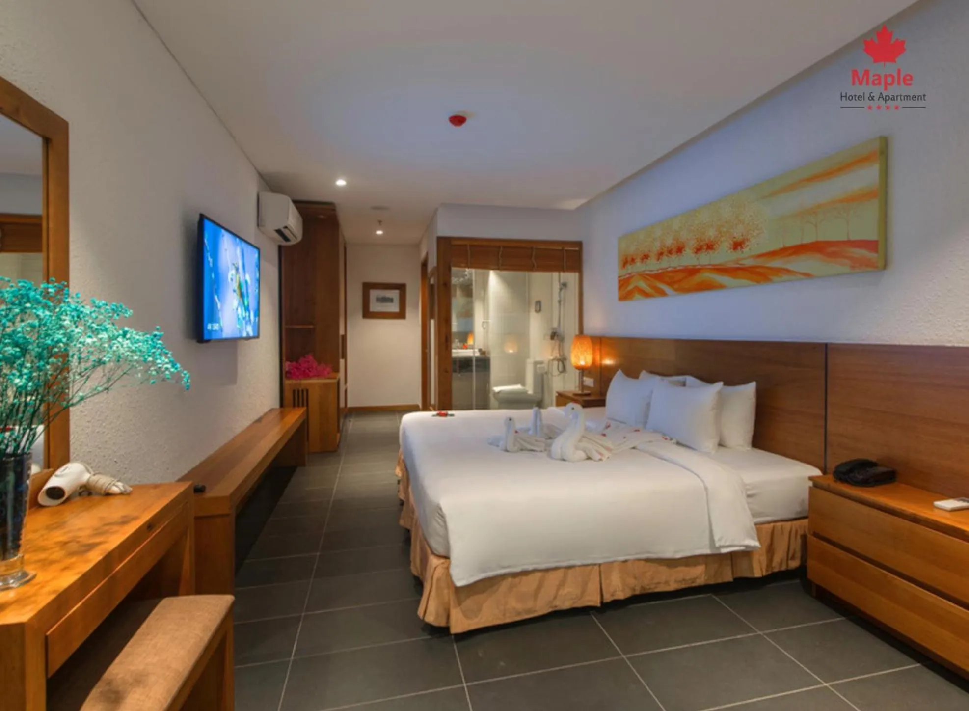 Bedroom, Bed in Maple Hotel & Apartment