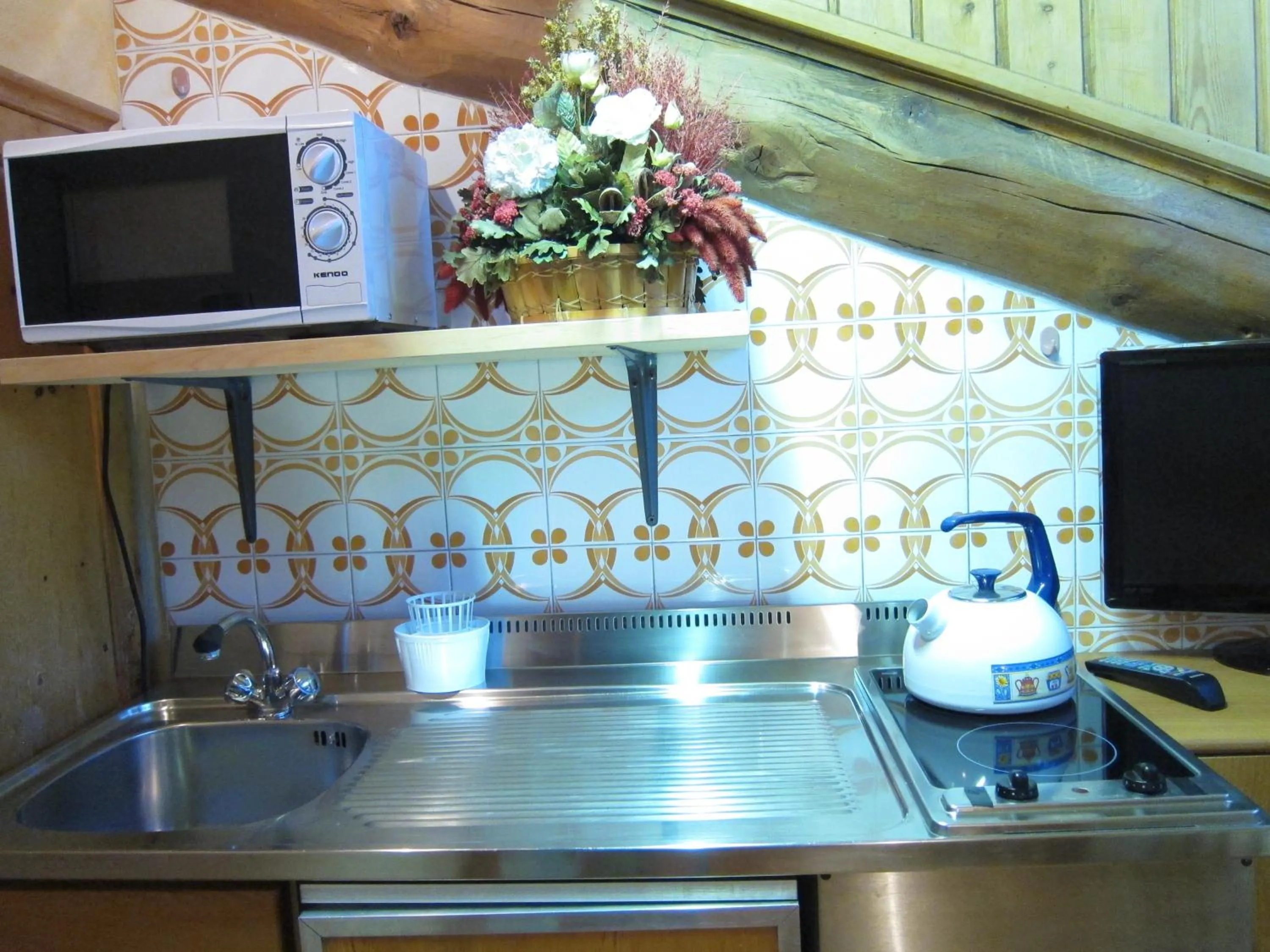 Kitchen or kitchenette in Chalet Del Sole per gruppi