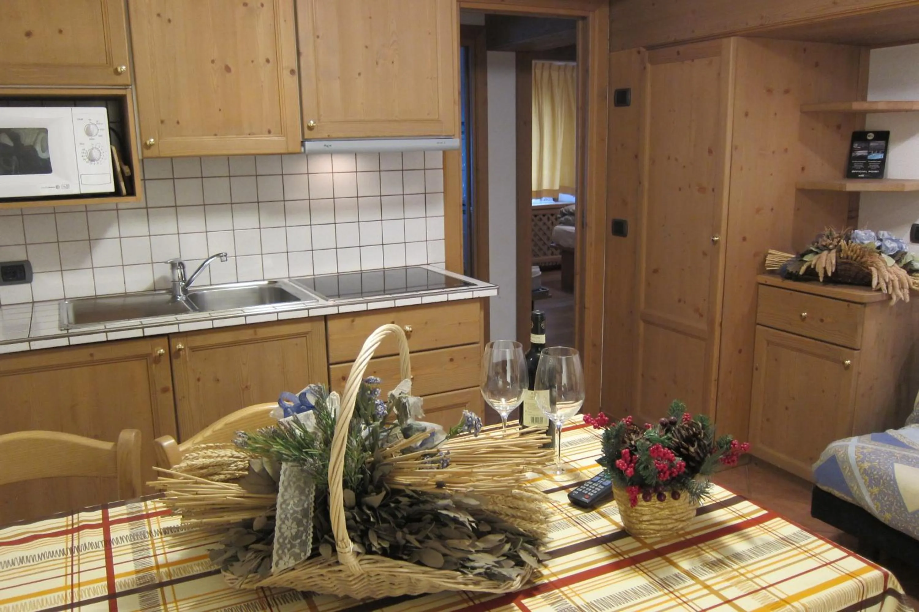 Kitchen or kitchenette in Chalet Del Sole per gruppi