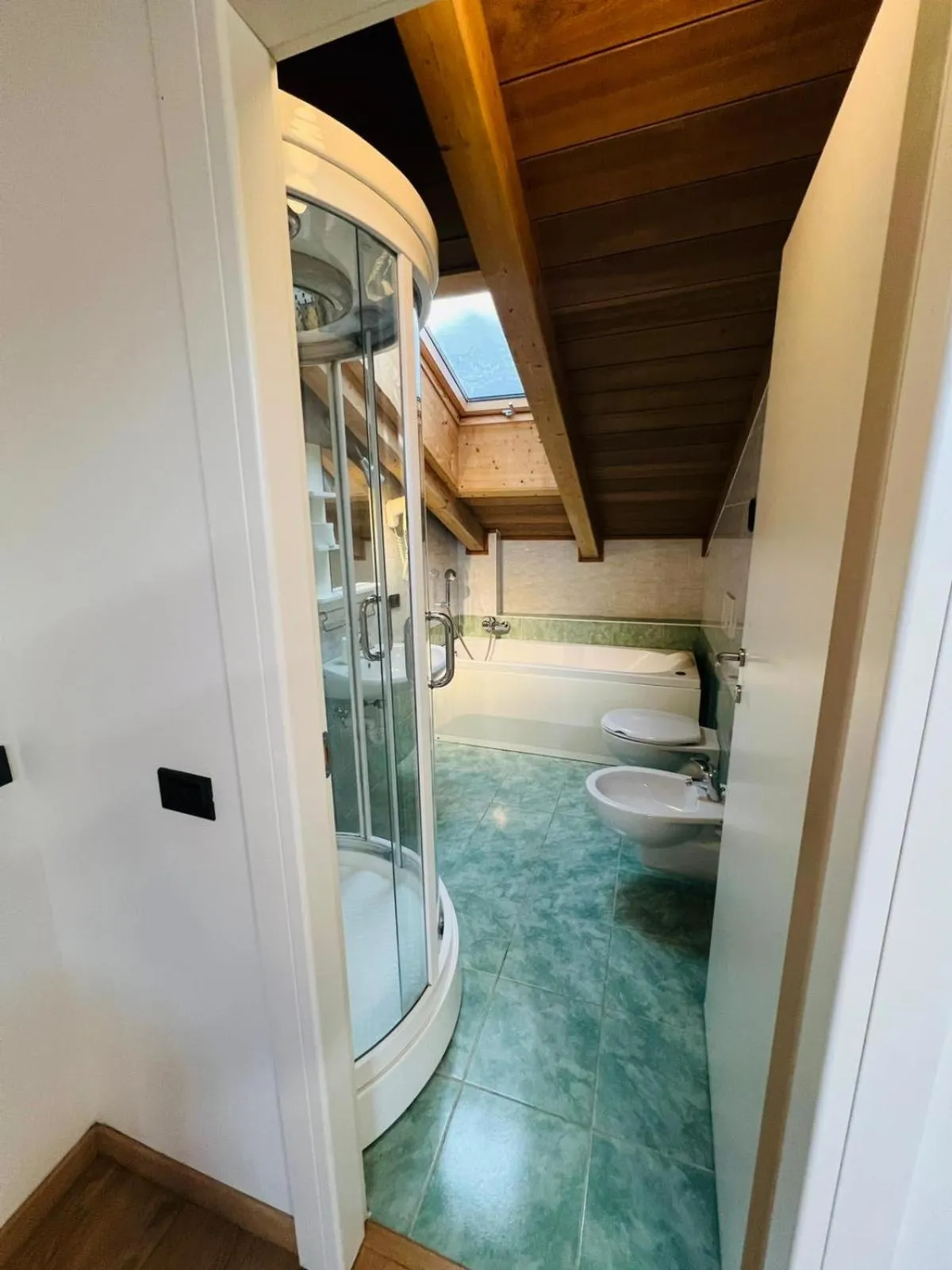 Shower in Chalet Del Sole per gruppi