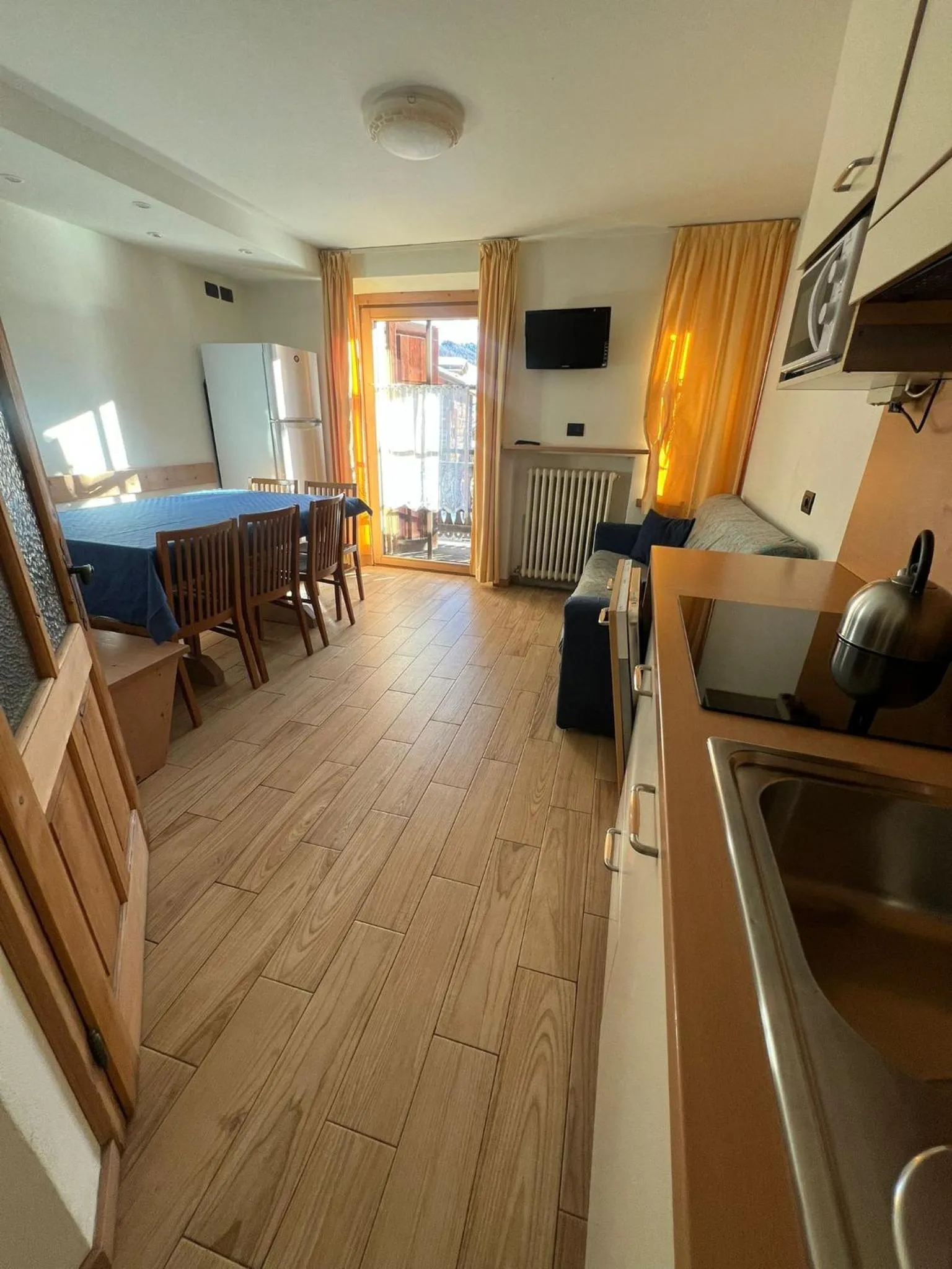 Living room in Chalet Del Sole per gruppi