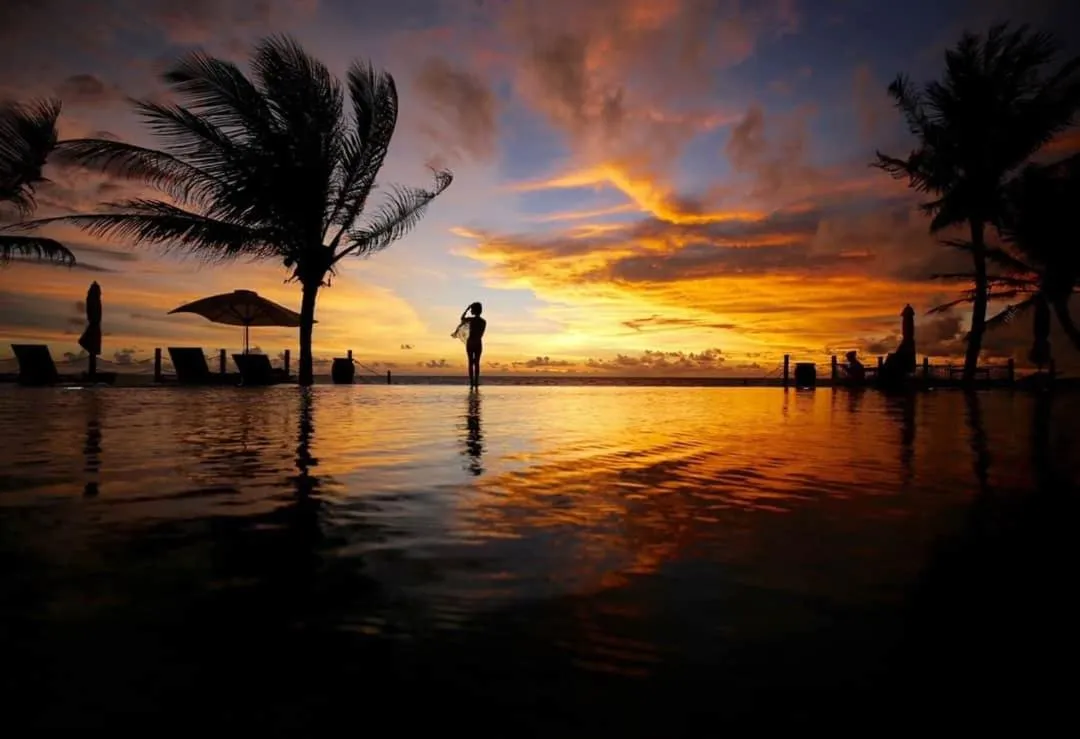 Sunset in The Palmy Phu Quoc Resort & Spa