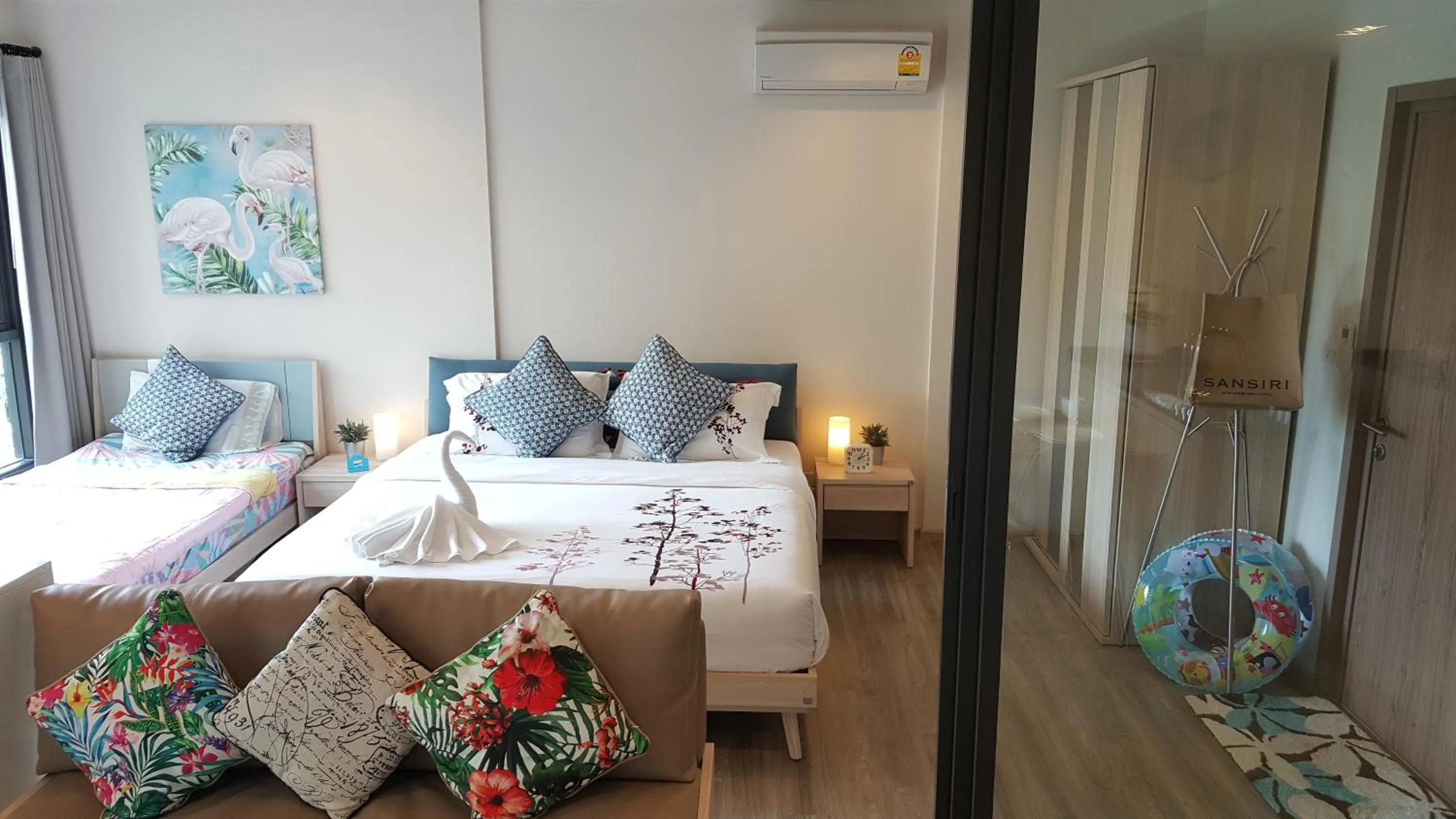 Bed in Rain Cha-am by Obbset