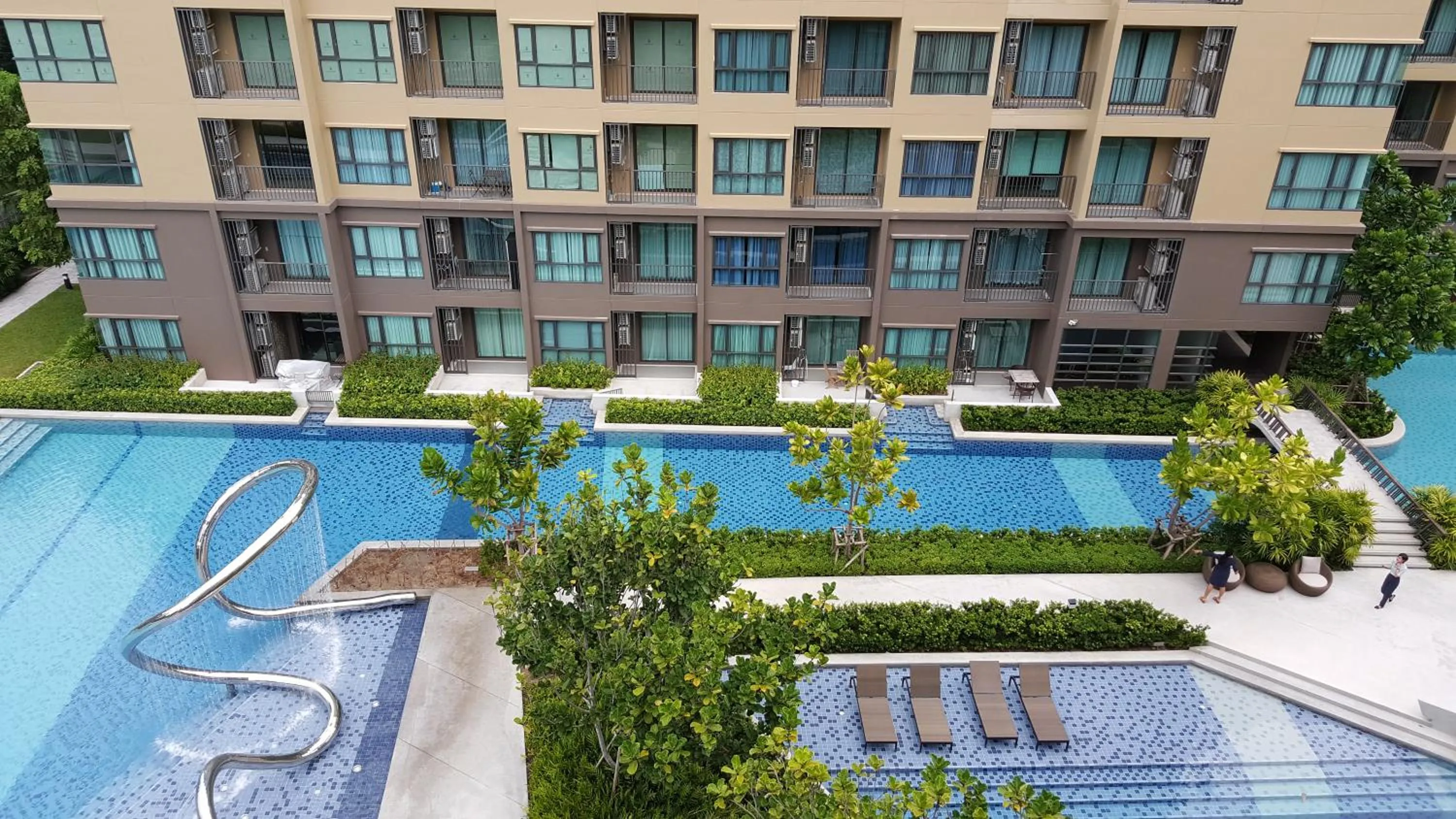 Bird's eye view in Rain Cha-am by Obbset