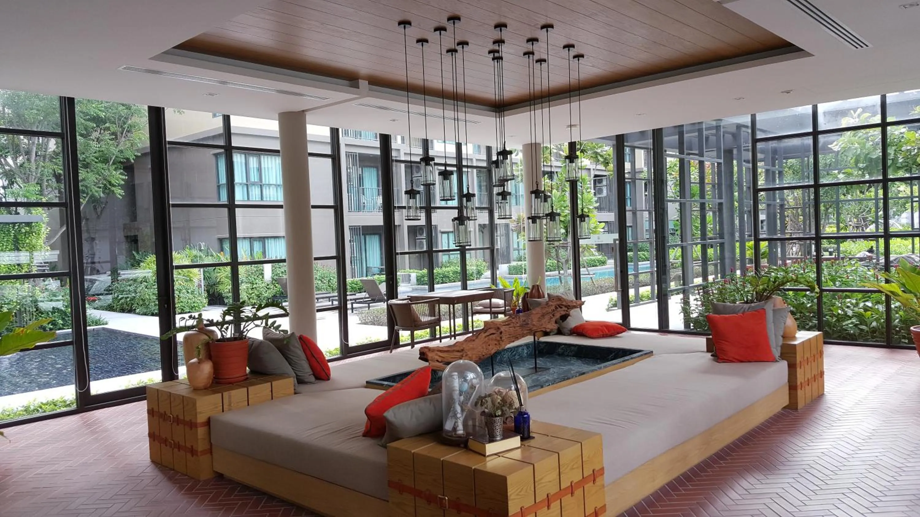 Lobby or reception in Rain Cha-am by Obbset