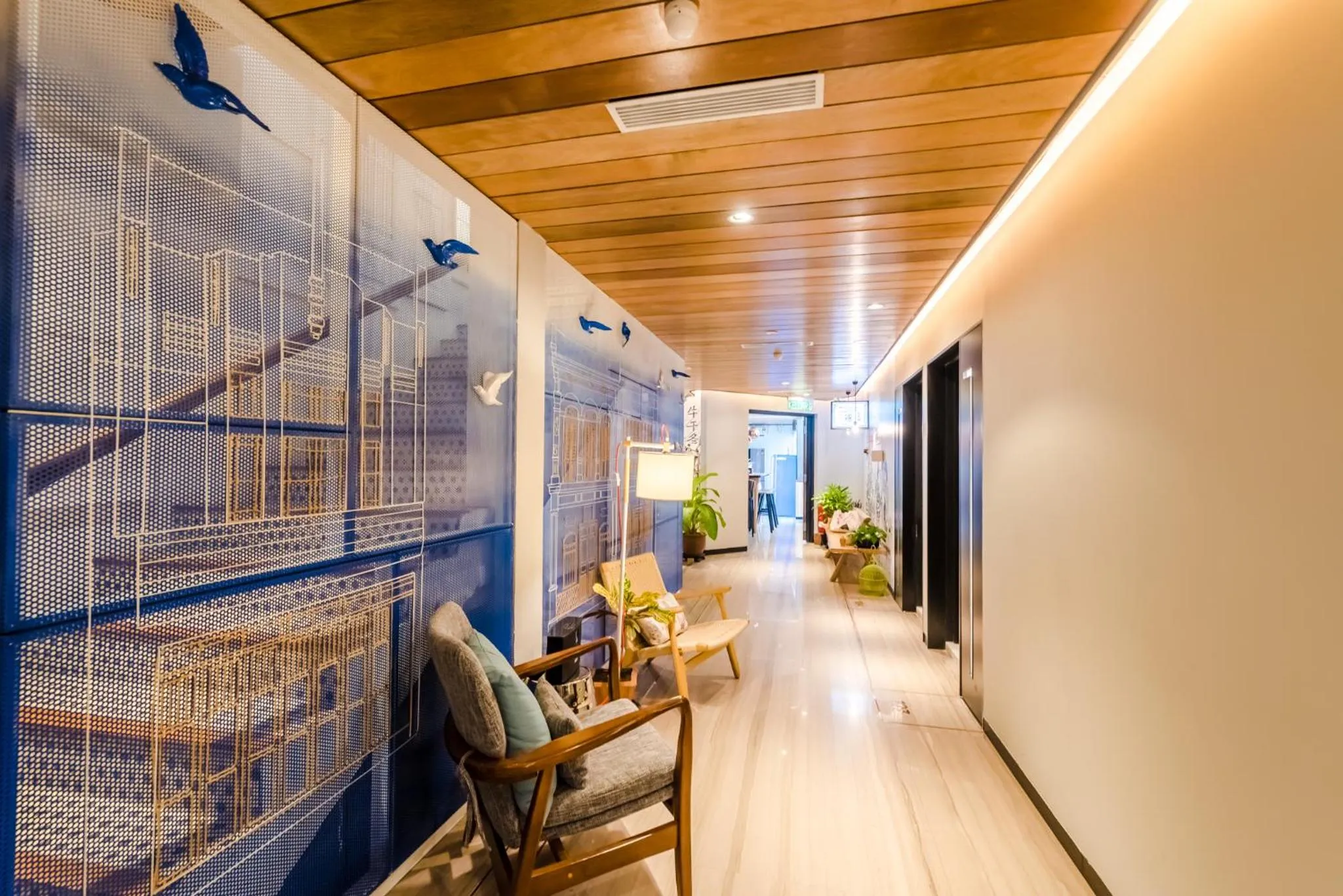 Seating area in Tien Hotel Georgetown