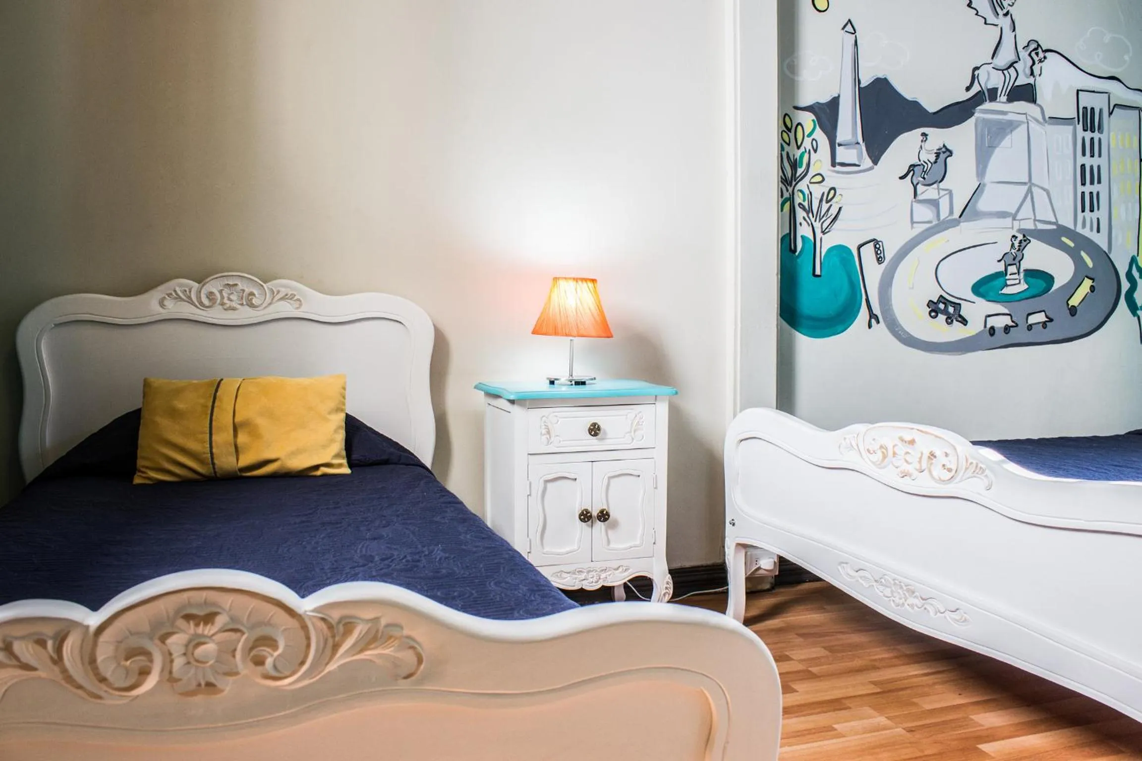 Bed in Hostal Forestal