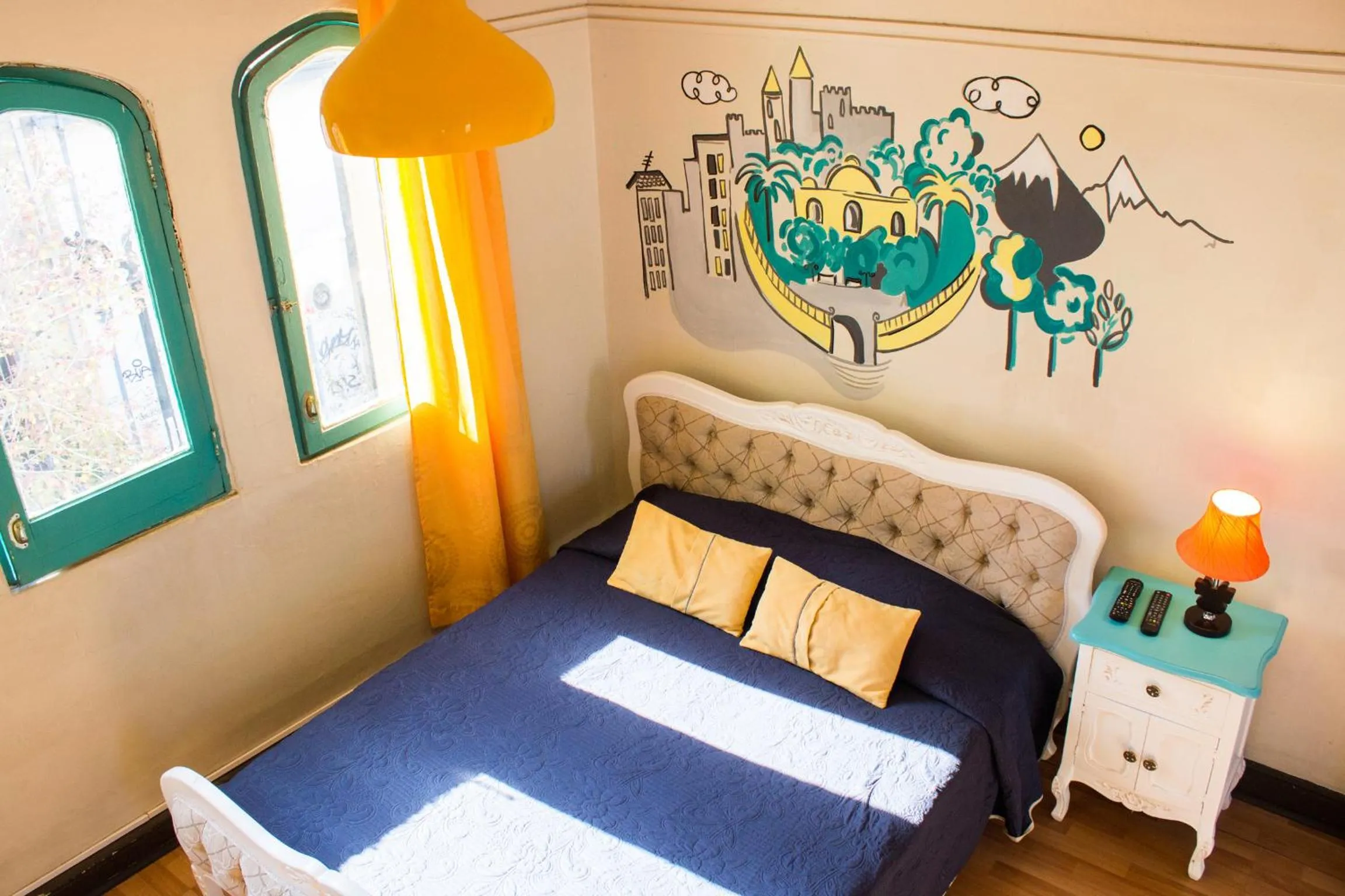 Bed in Hostal Forestal