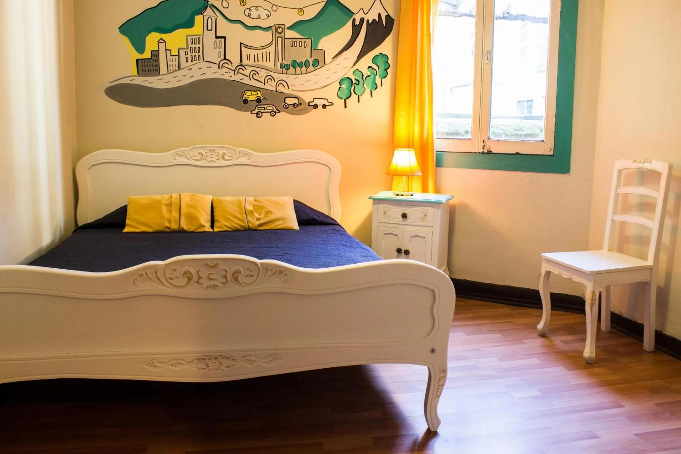 Bed in Hostal Forestal