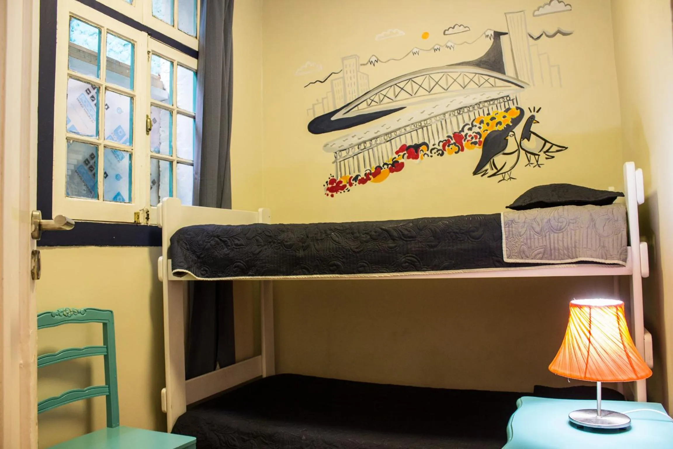 bunk bed in Hostal Forestal