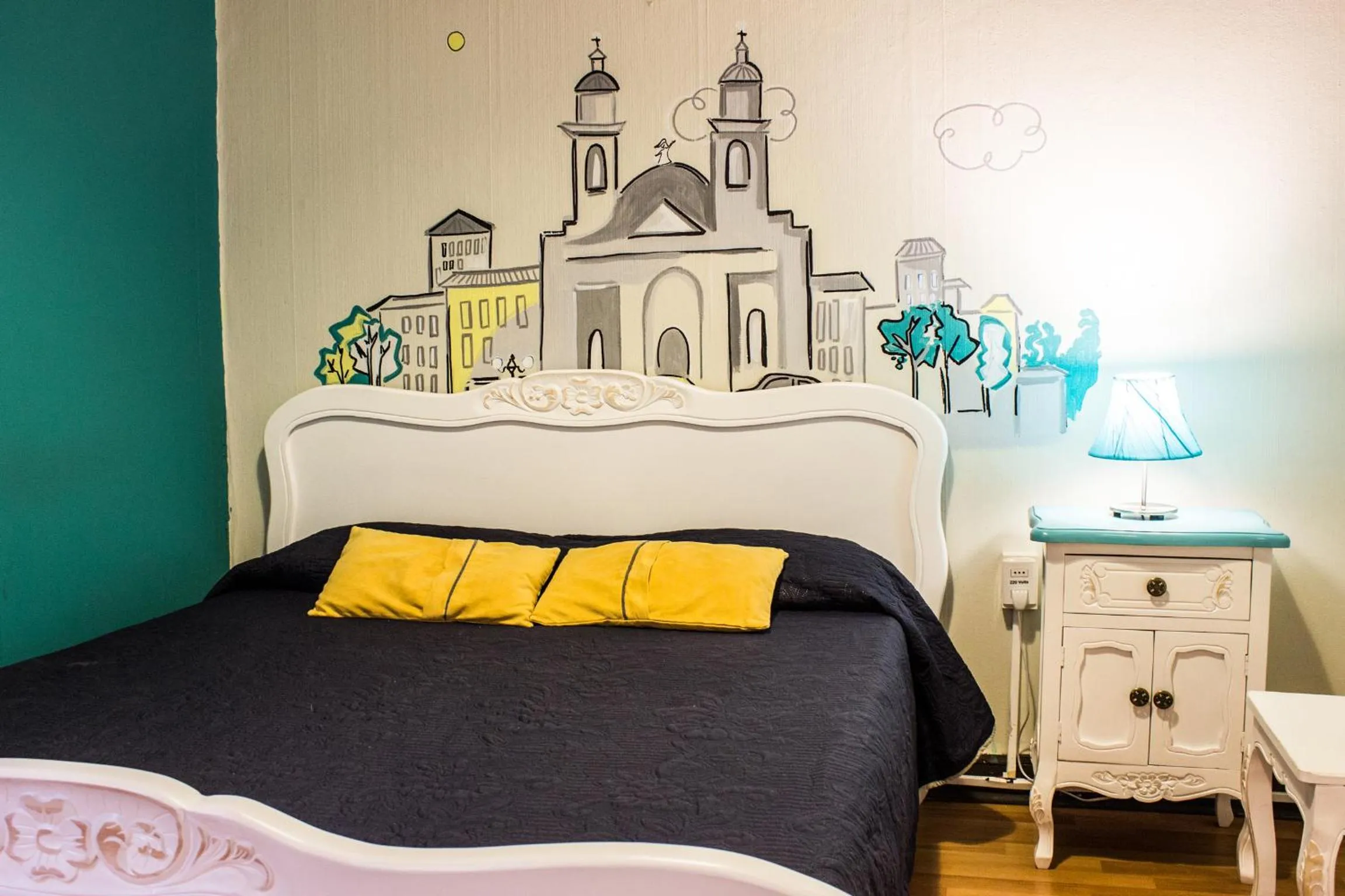 Bed in Hostal Forestal