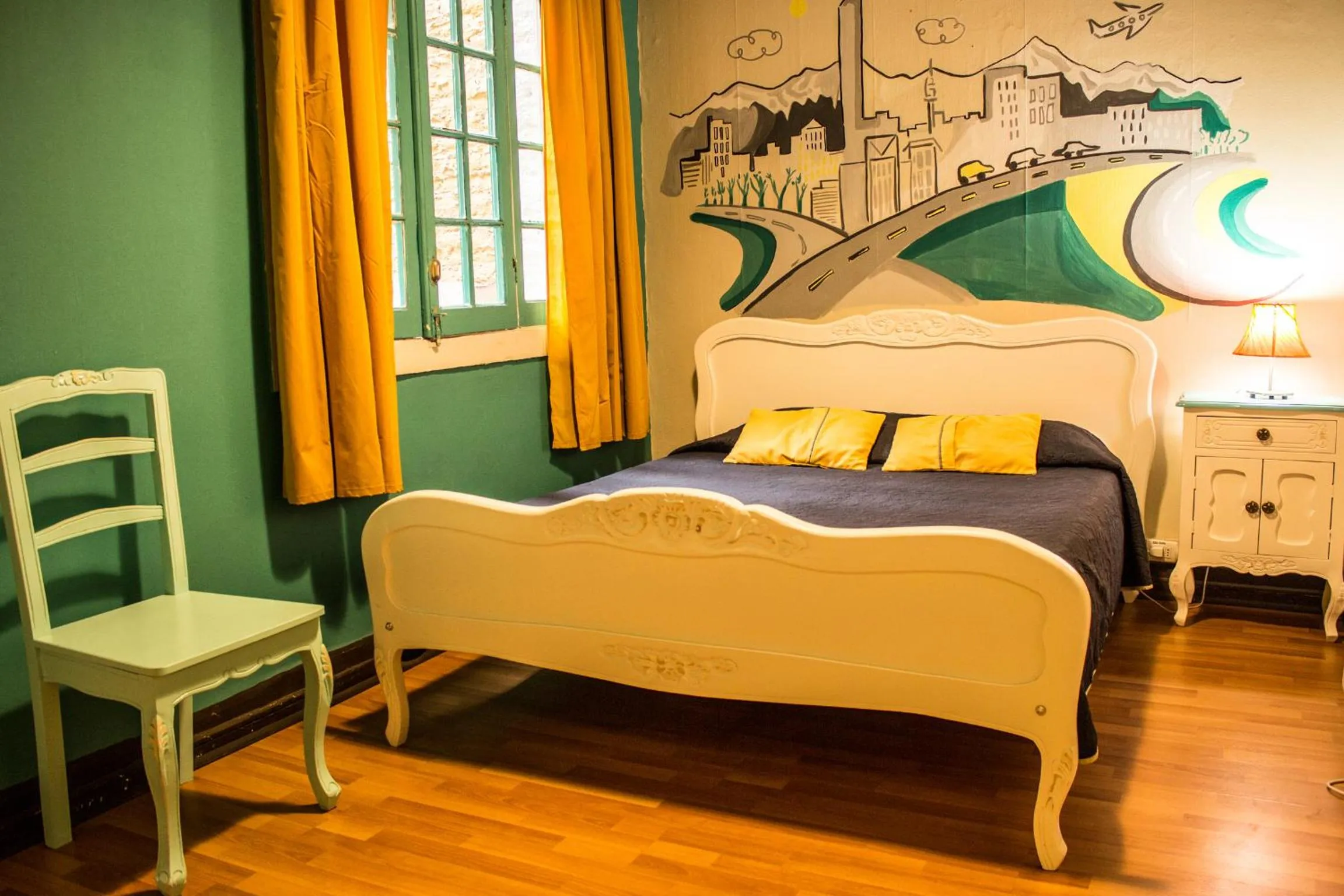 Bed in Hostal Forestal