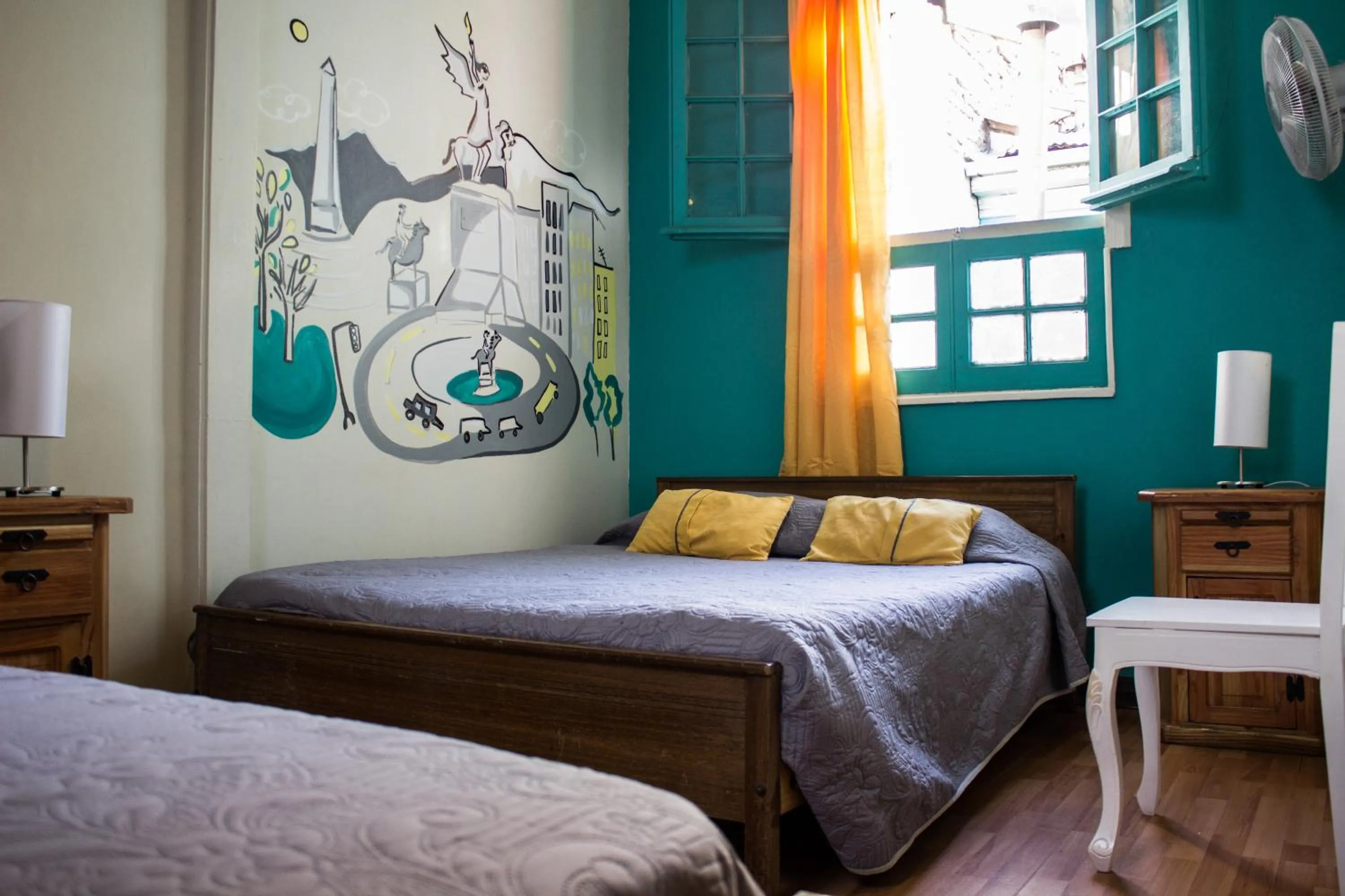 Bed in Hostal Forestal