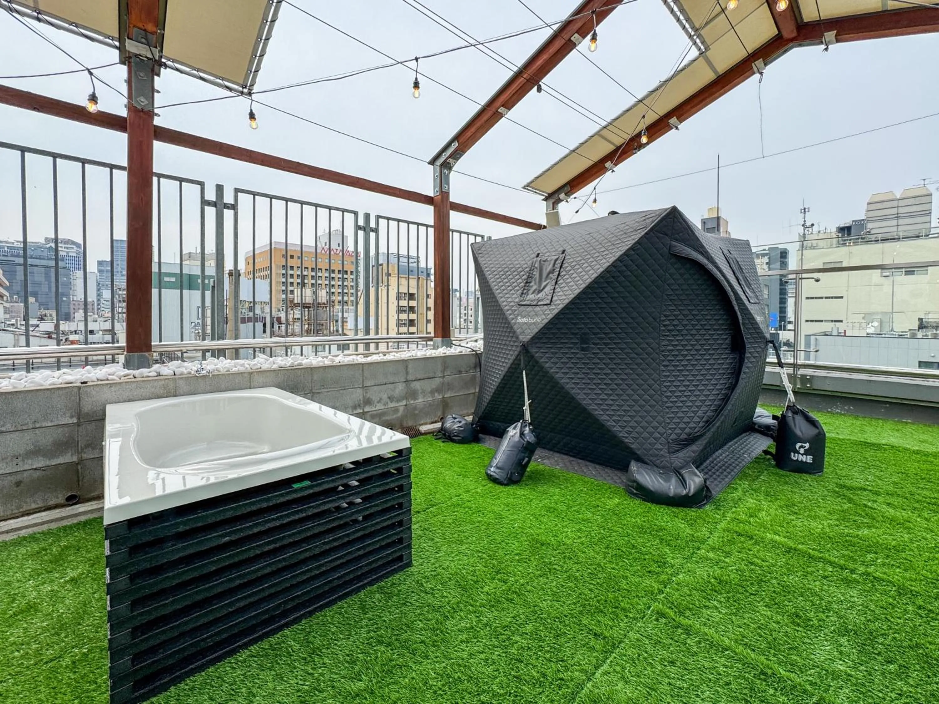 Sauna in Kamon Hotel Namba