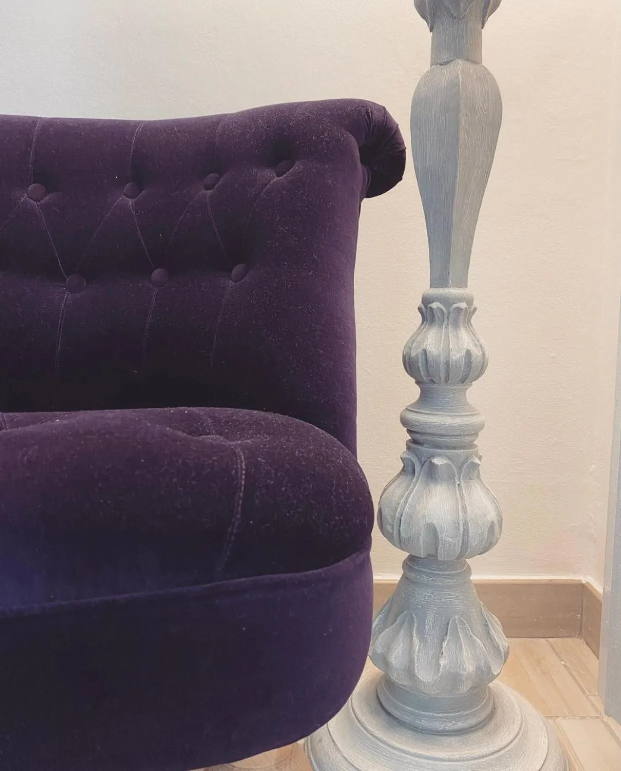 Decorative detail in Alla Luce del Barocco