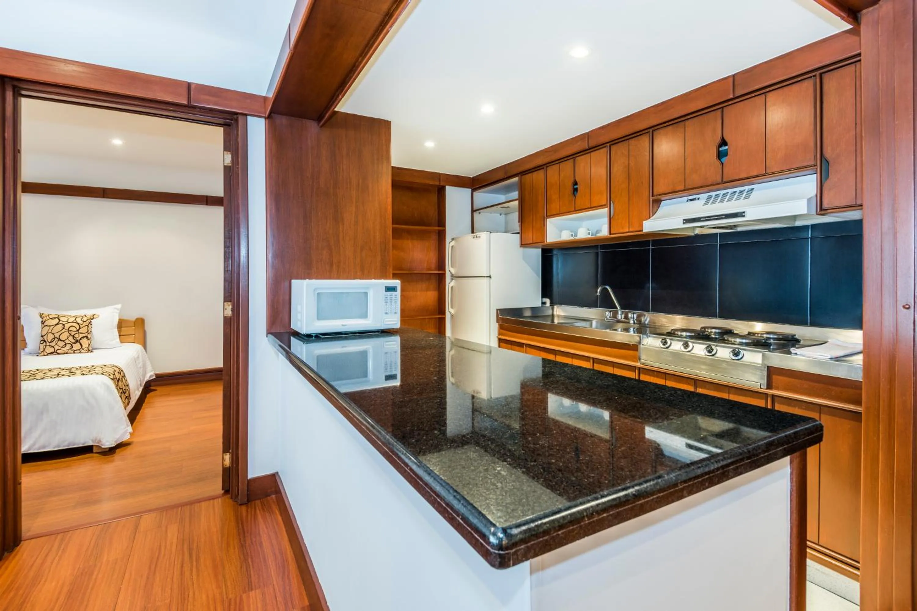 Kitchen or kitchenette in Travelers Condominio Plenitud