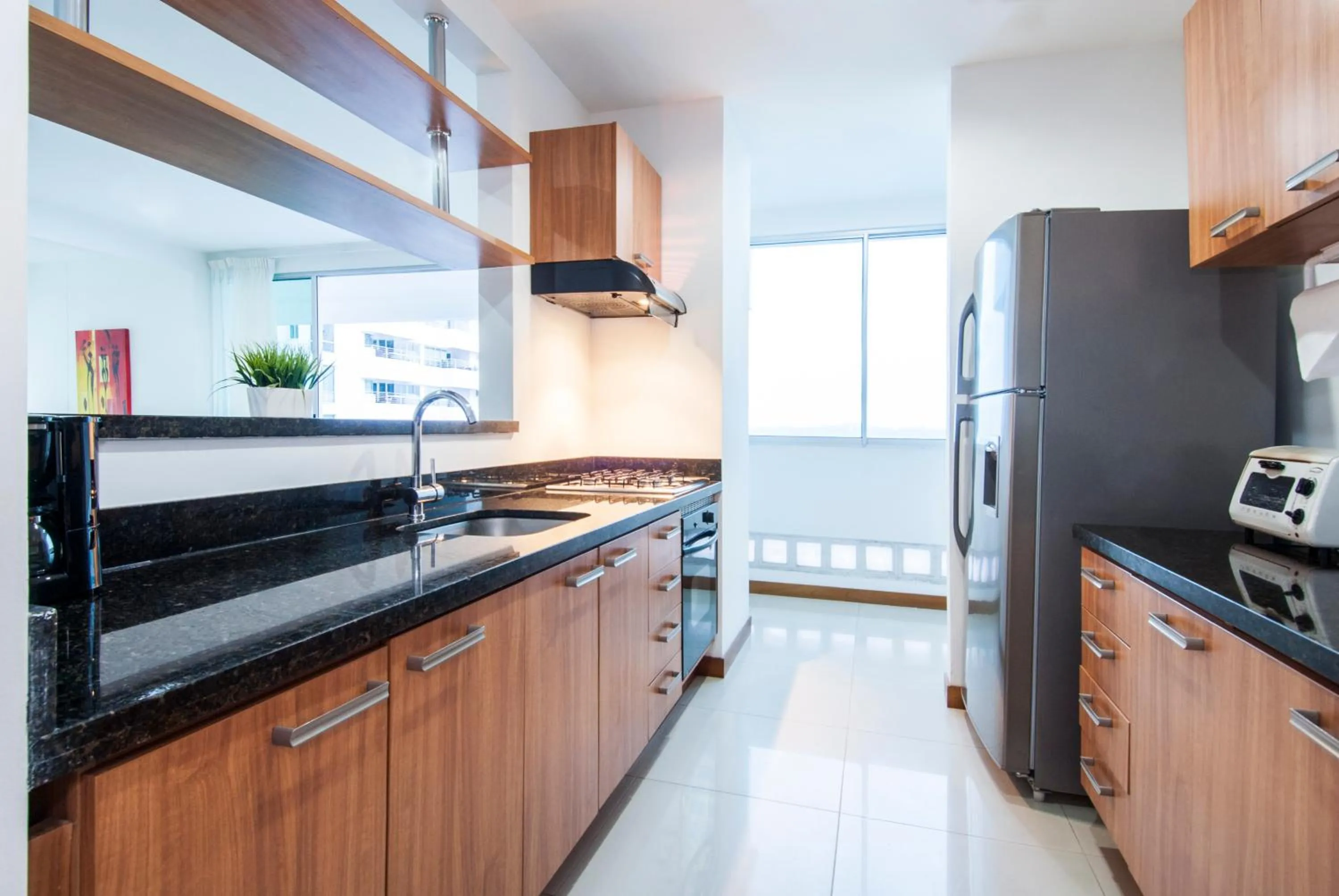 Kitchen or kitchenette in Travelers Orange Cartagena