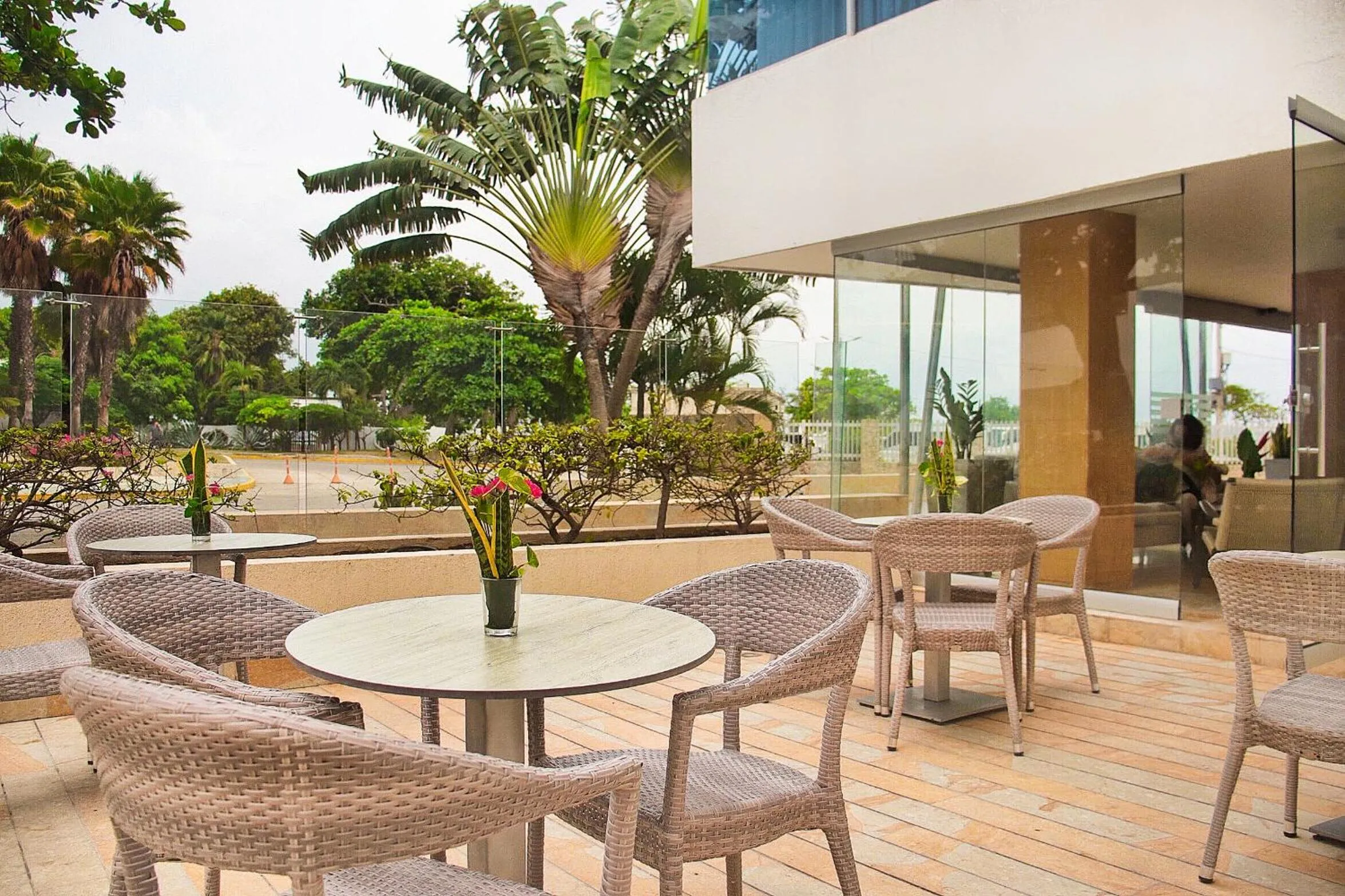 Patio in Hotel Oceania Cartagena