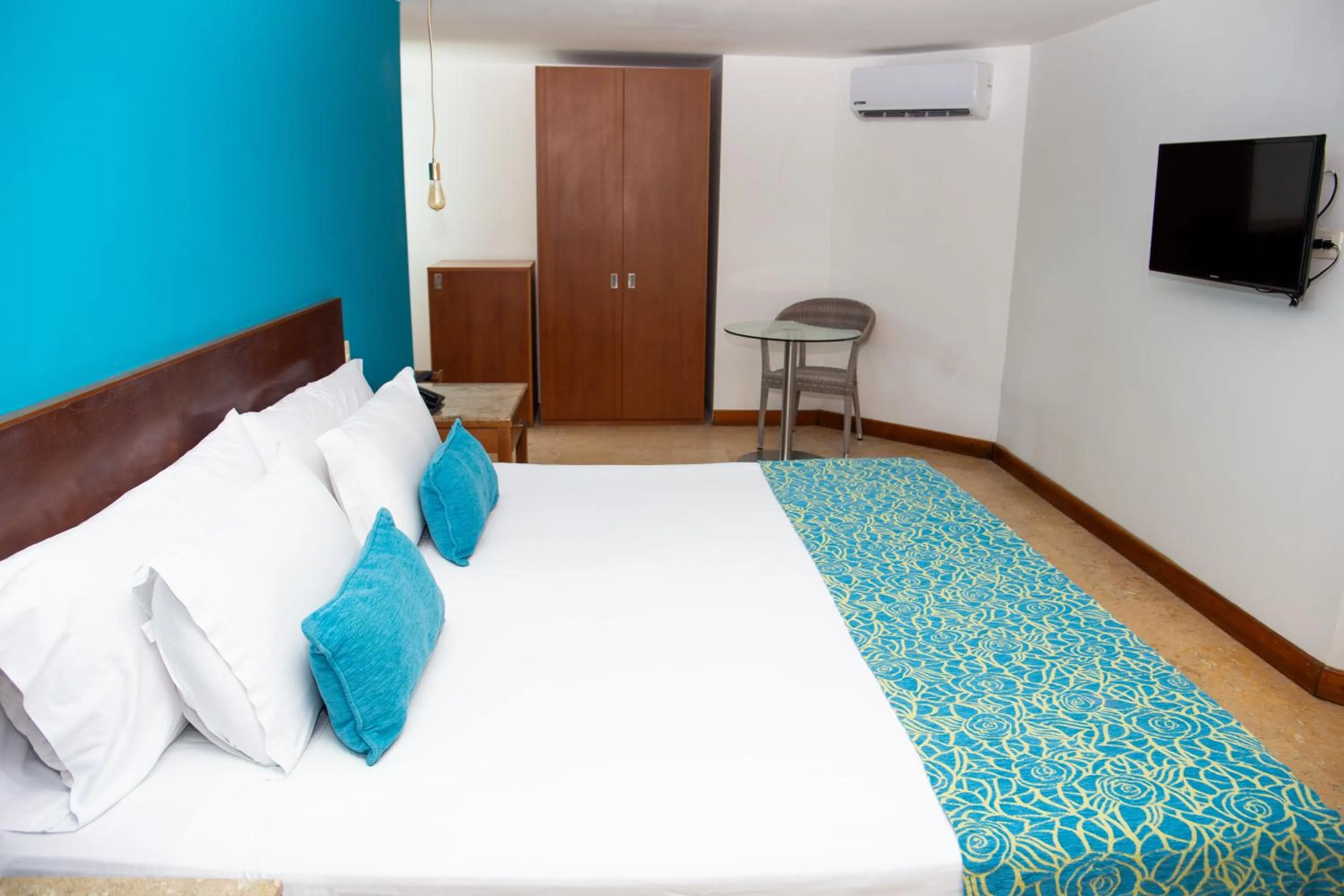 Bed in Hotel Oceania Cartagena