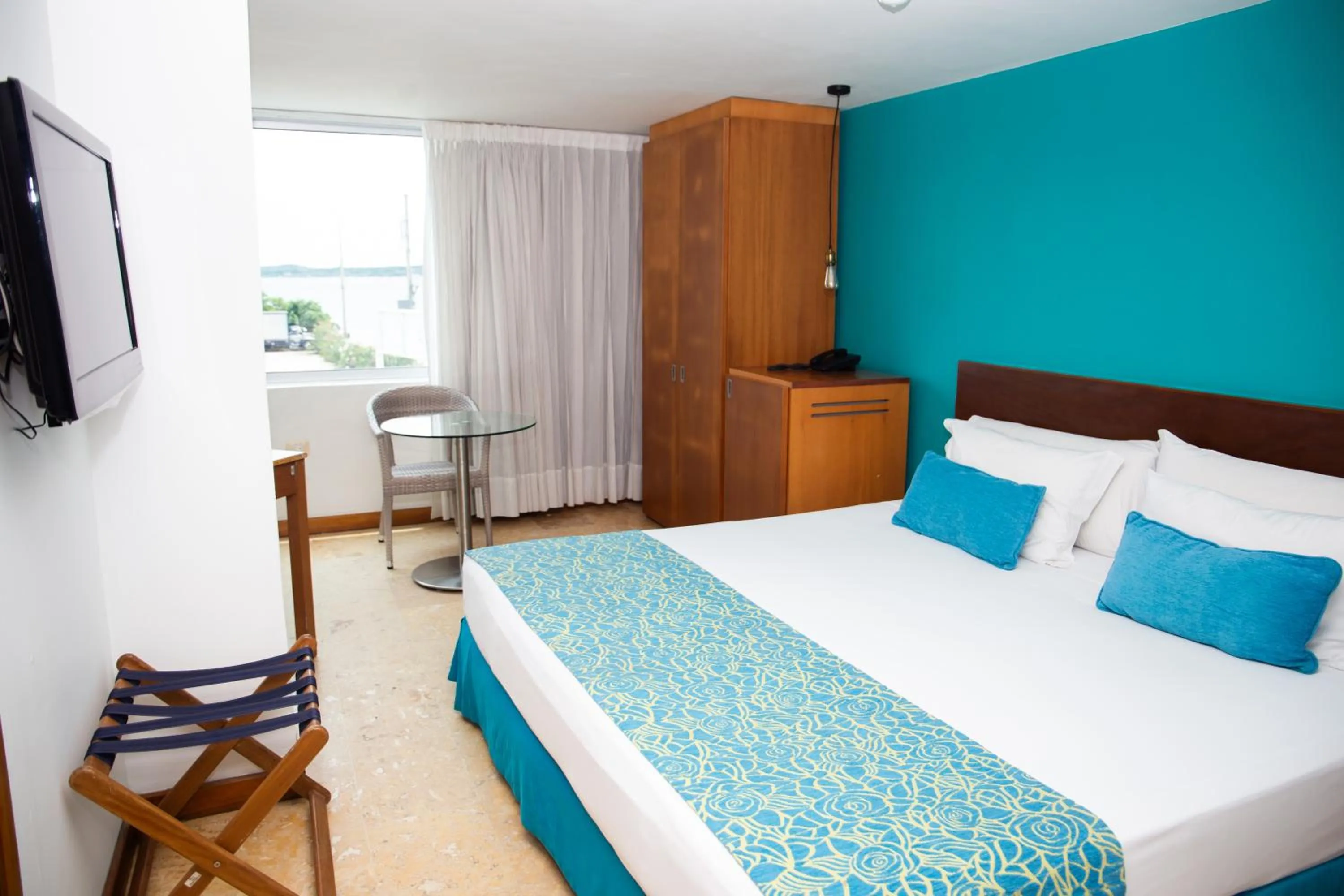 Bed in Hotel Oceania Cartagena