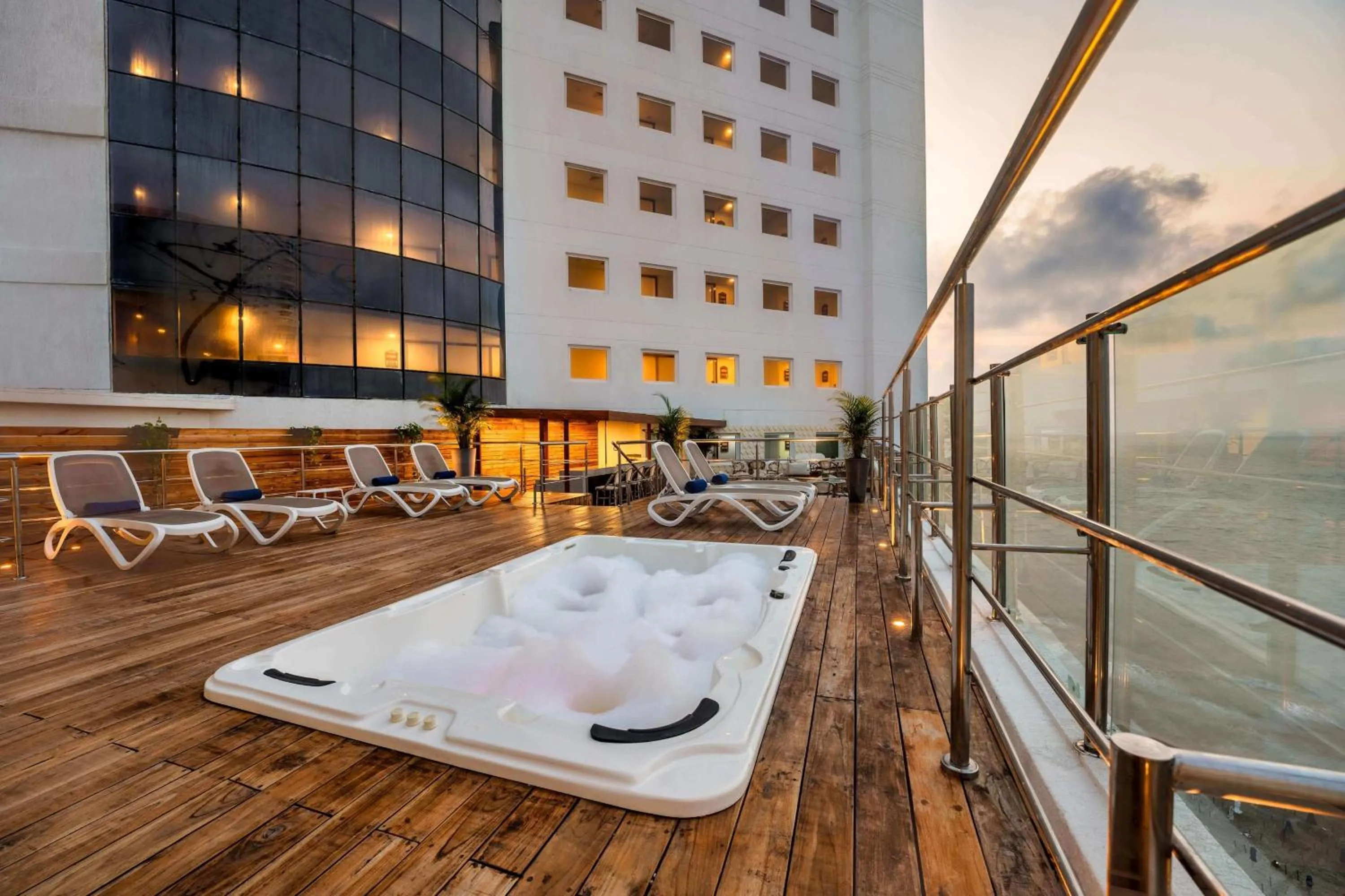 Hot Tub in Hotel Almirante Cartagena Colombia