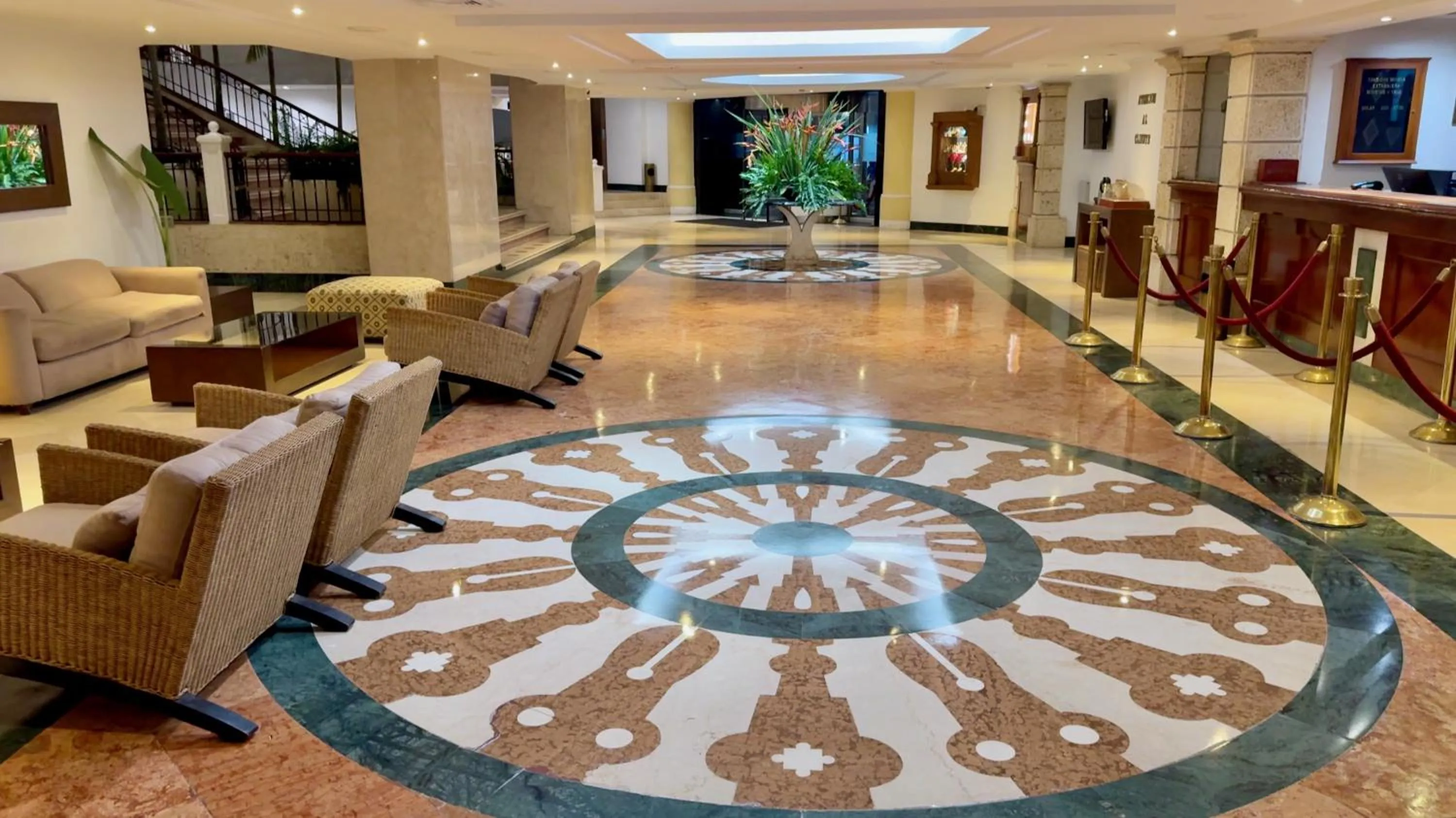 Living room in Hotel Almirante Cartagena Colombia