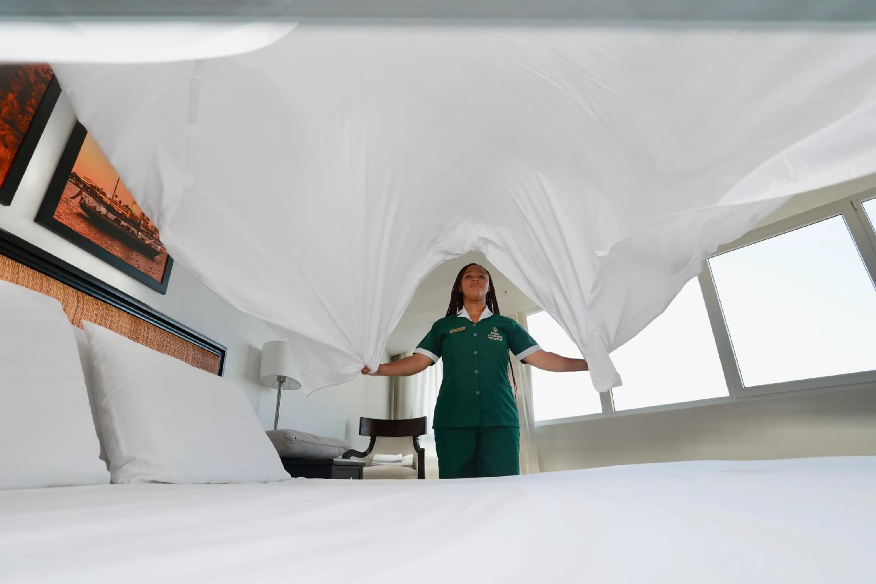 Staff, Bed in Hotel Almirante Cartagena Colombia