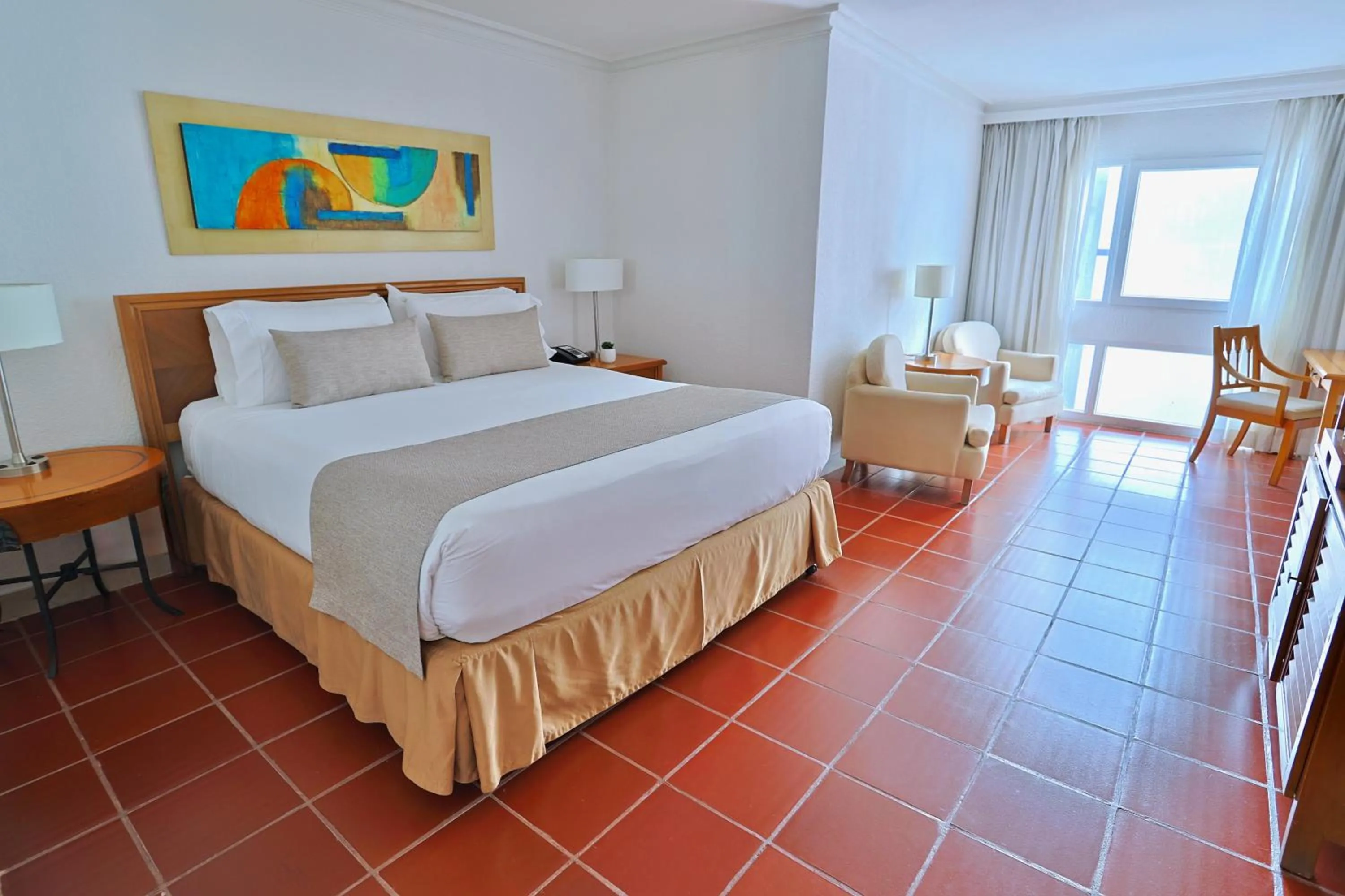 Bedroom, Bed in Hotel Almirante Cartagena Colombia