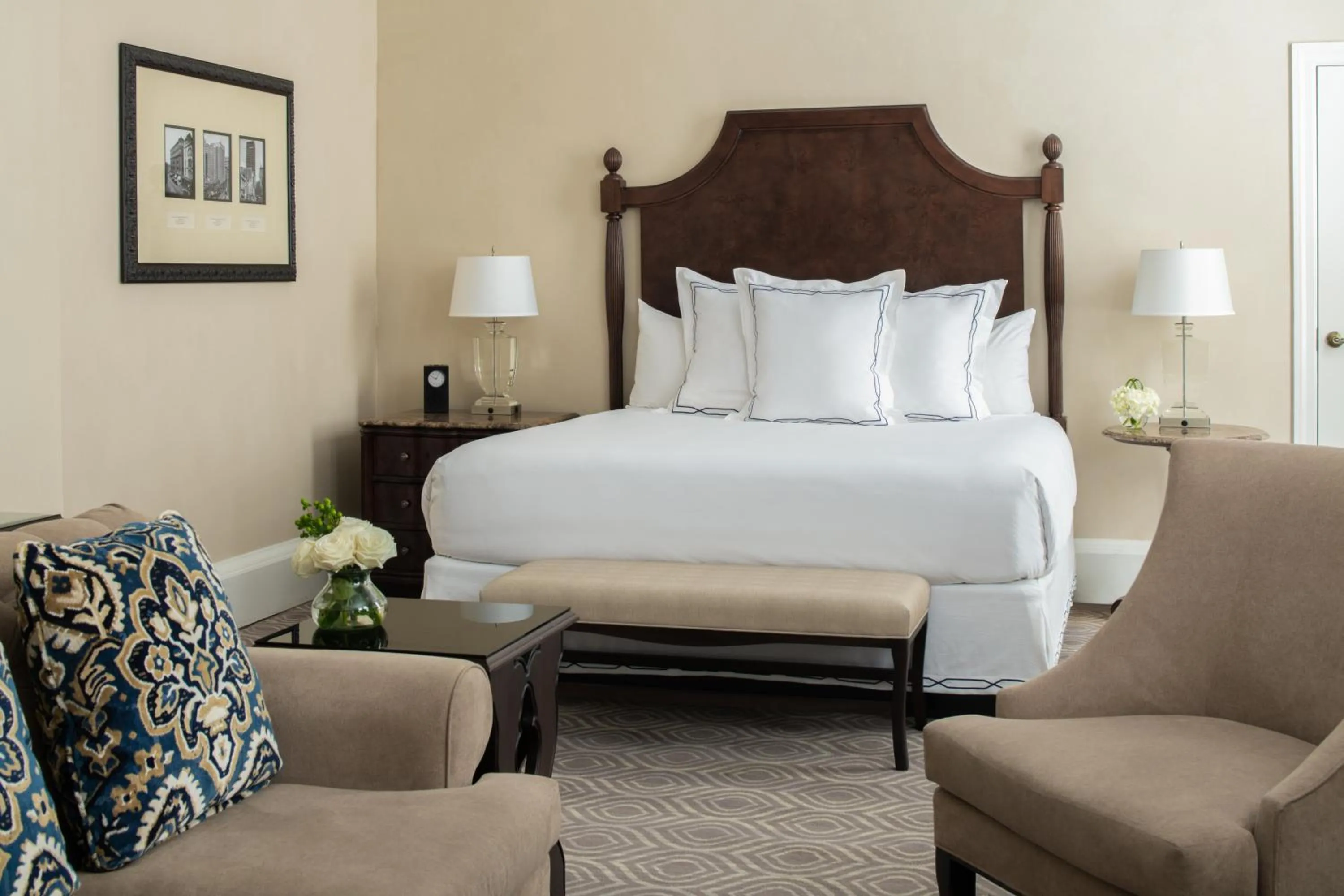 Bed in The Roosevelt Hotel New Orleans - Waldorf Astoria Hotels & Resorts