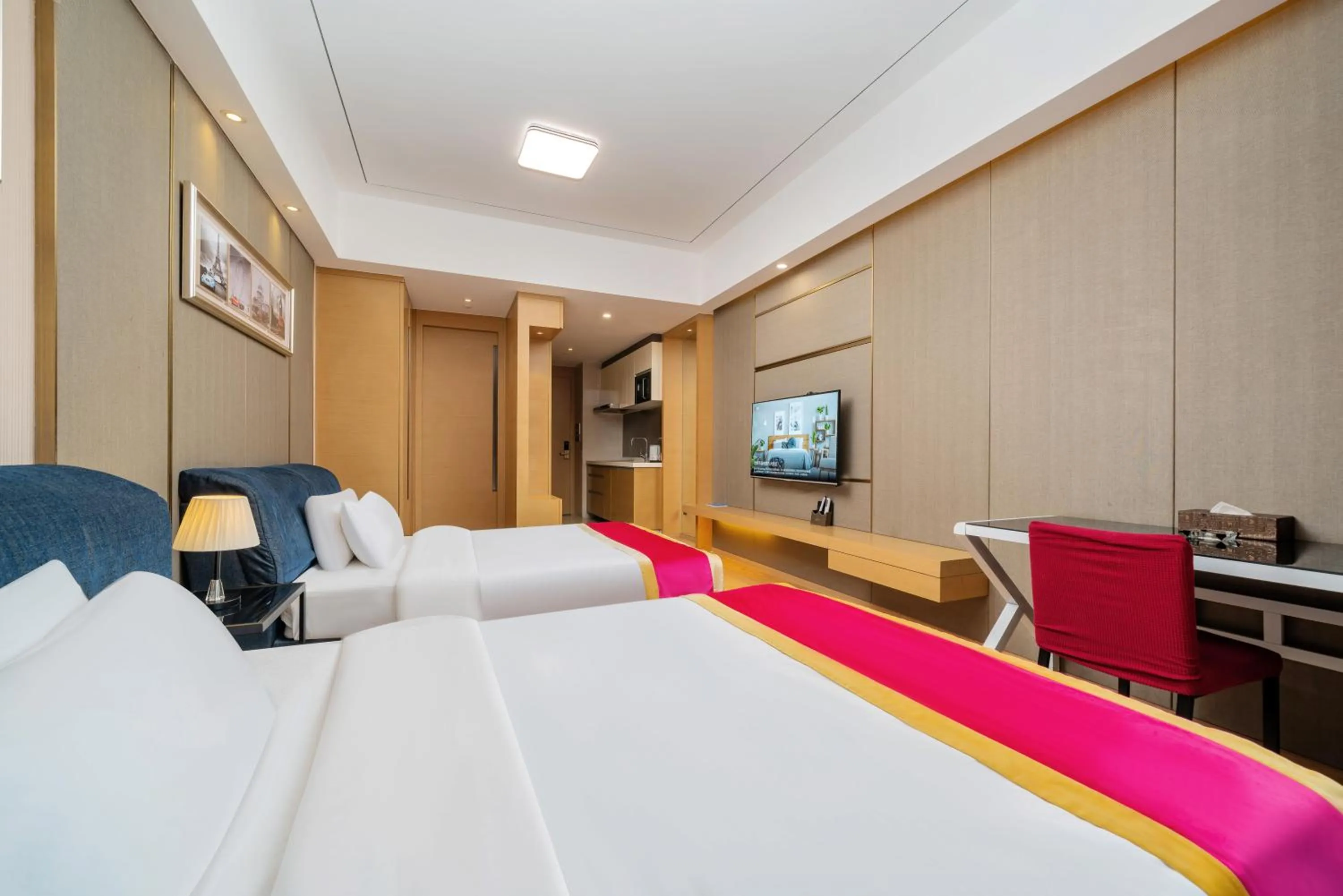 Bedroom, Bed in Heefun International Apartment - Free Shuttle to Canton Fair