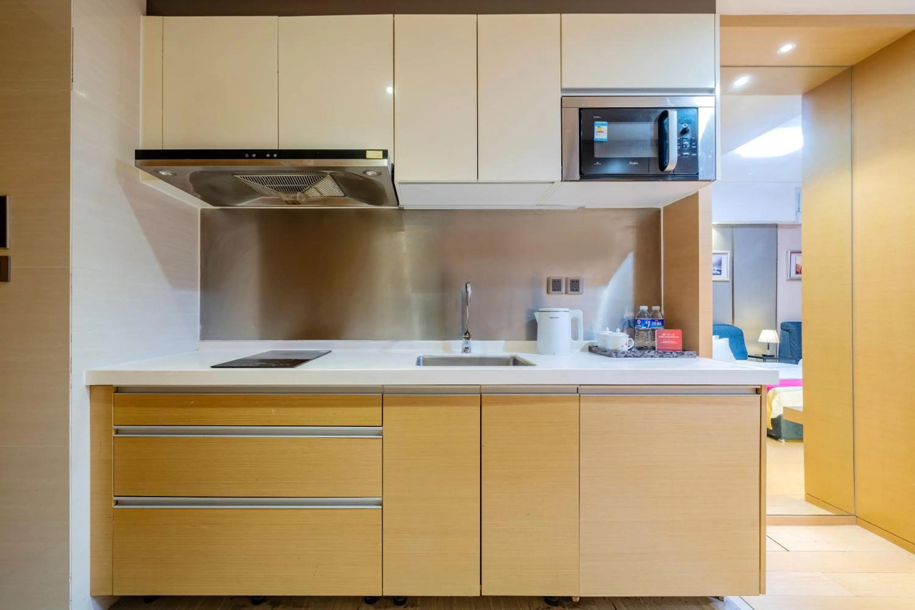 Kitchen or kitchenette in Heefun International Apartment - Free Shuttle to Canton Fair