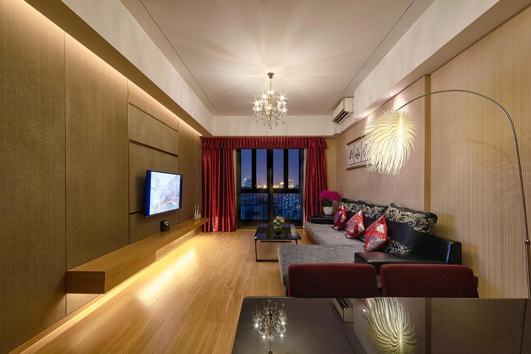Living room in Heefun International Apartment - Free Shuttle to Canton Fair