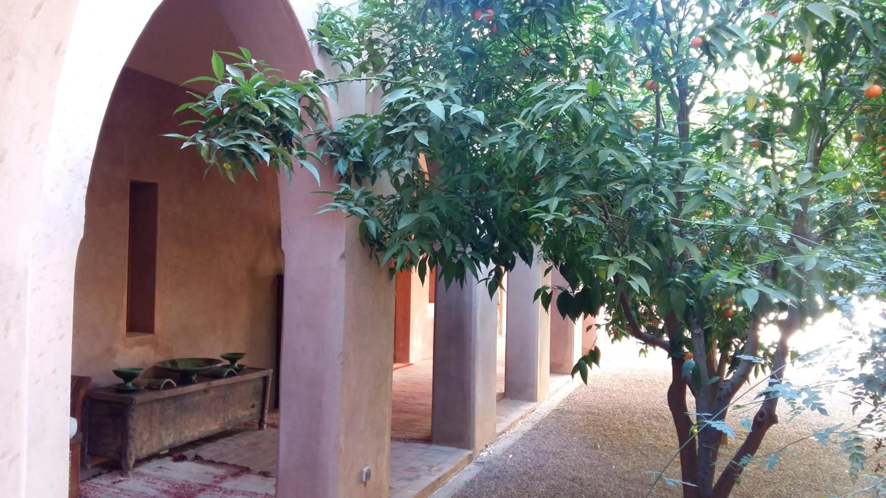 Patio in Palais Claudio Bravo