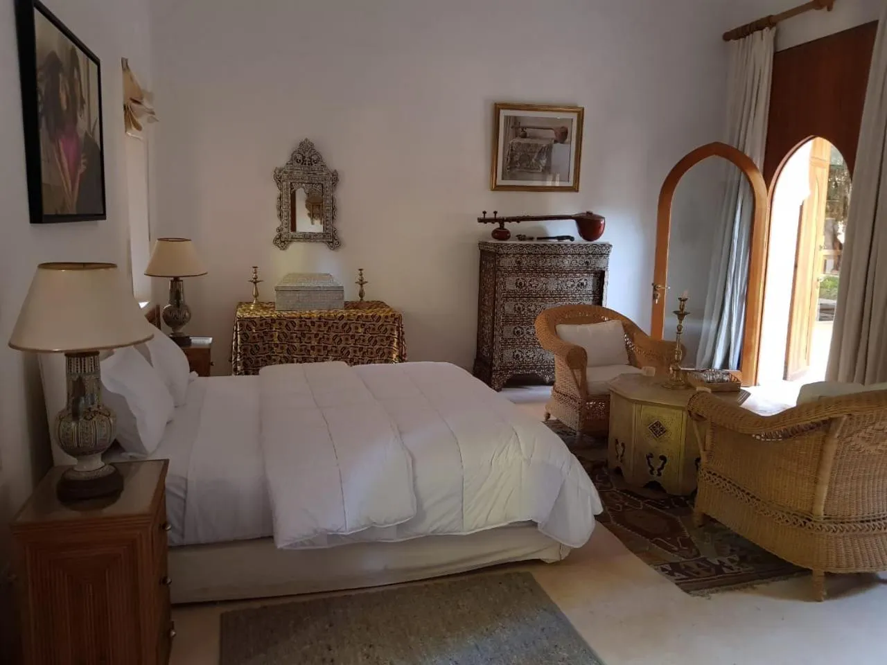 Bedroom in Palais Claudio Bravo