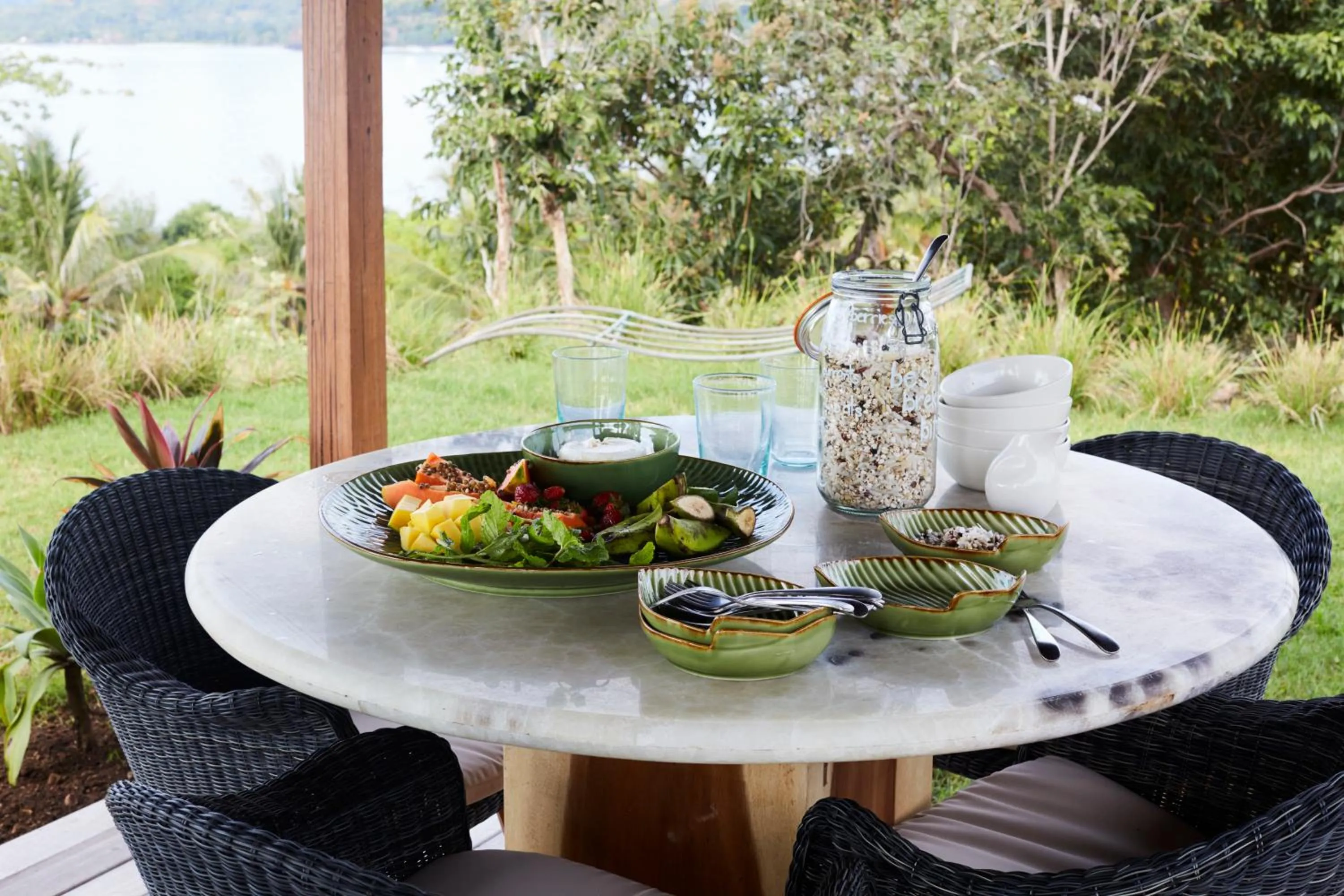 Patio in Villa Selalu Gili Gede