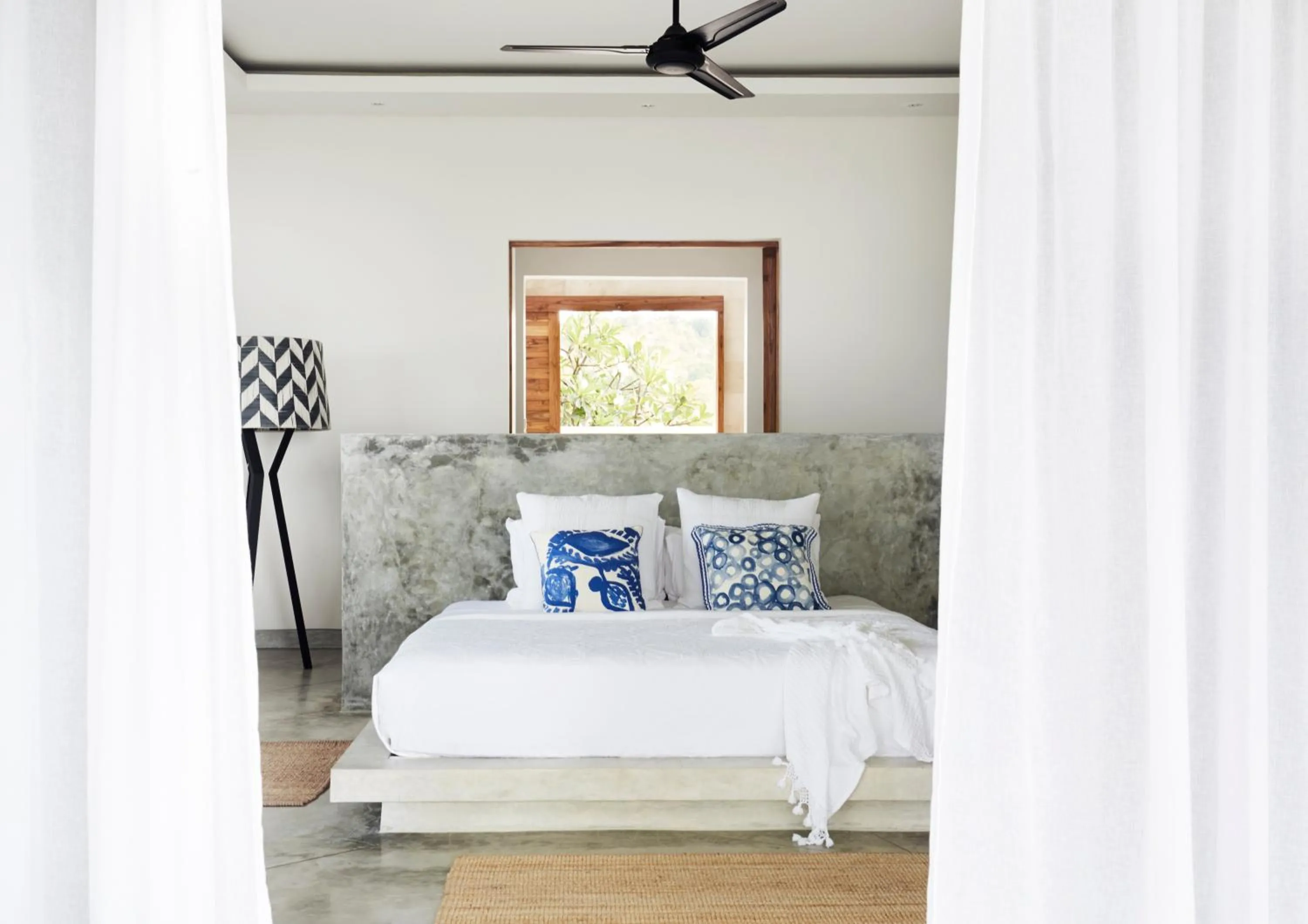 Bed in Villa Selalu Gili Gede