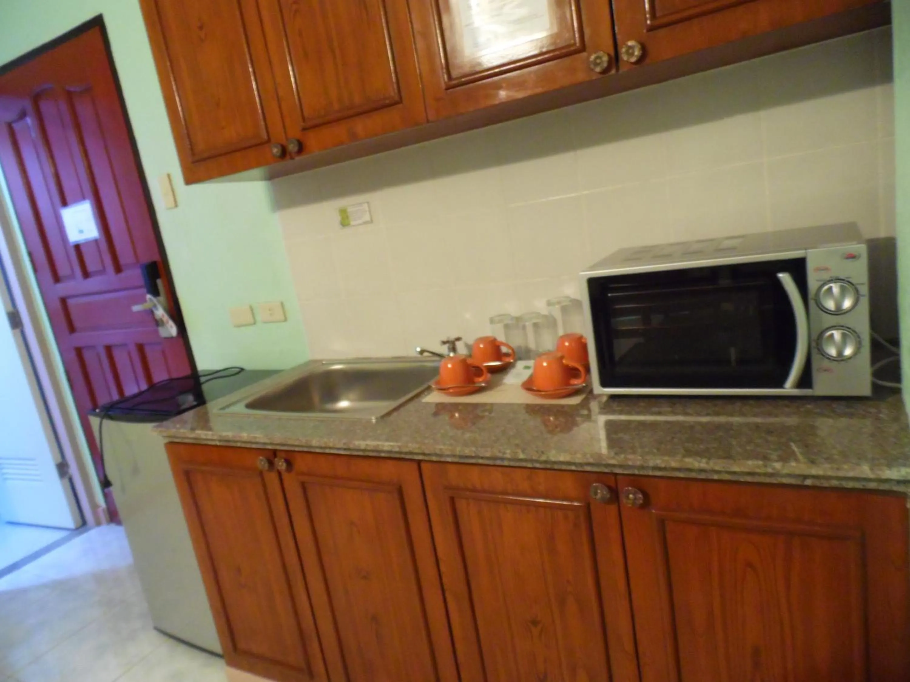 Kitchen or kitchenette in Albergo Hotel