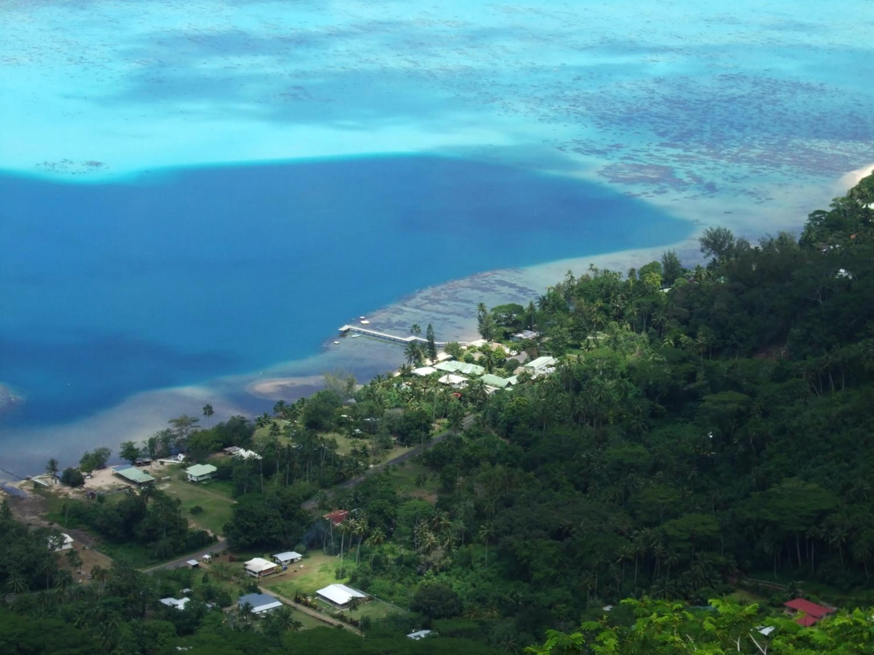 Bird's eye view in Linareva Moorea Beach Resort