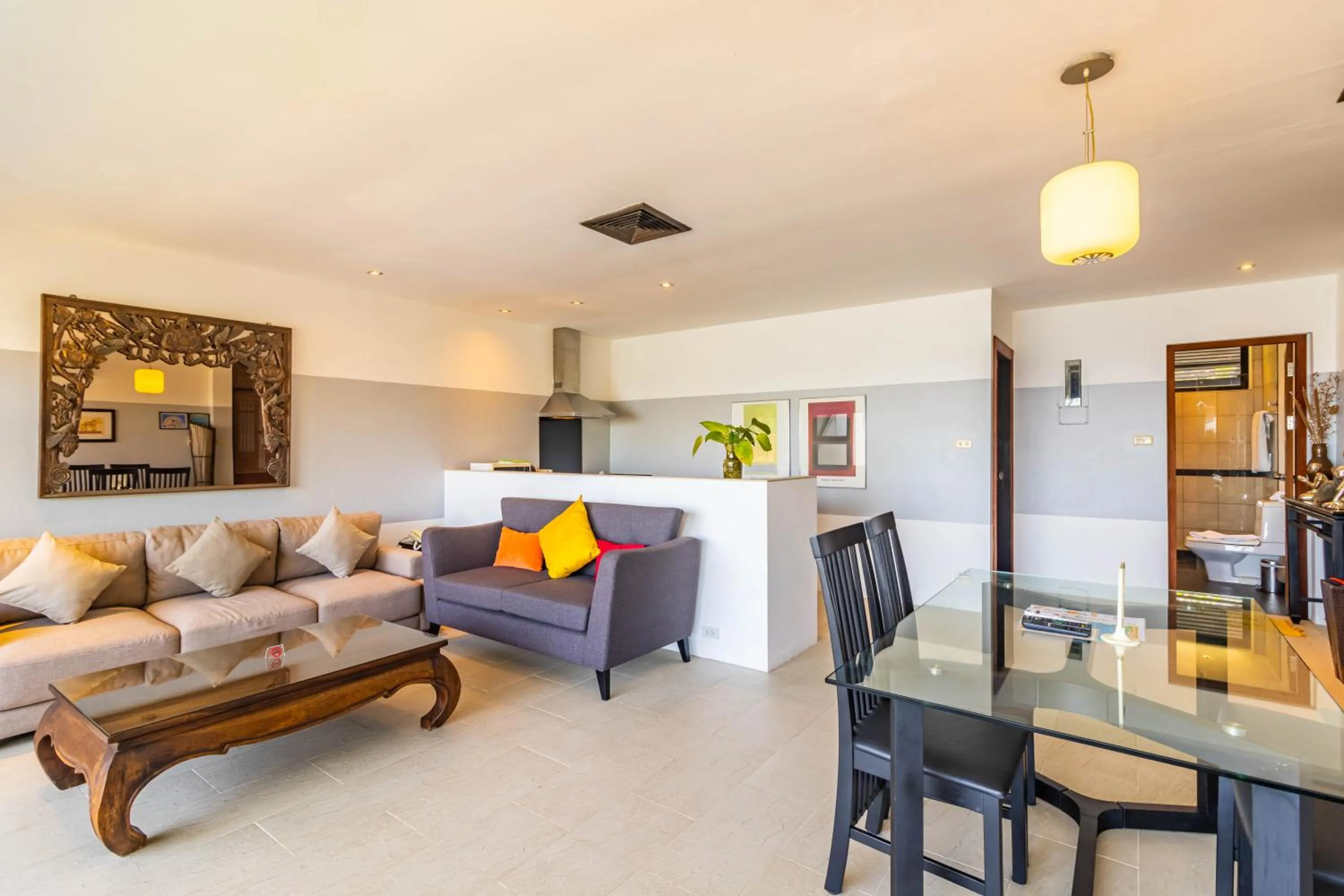 Living room in Kamala Beach Estate Resort - SHA Extra Plus