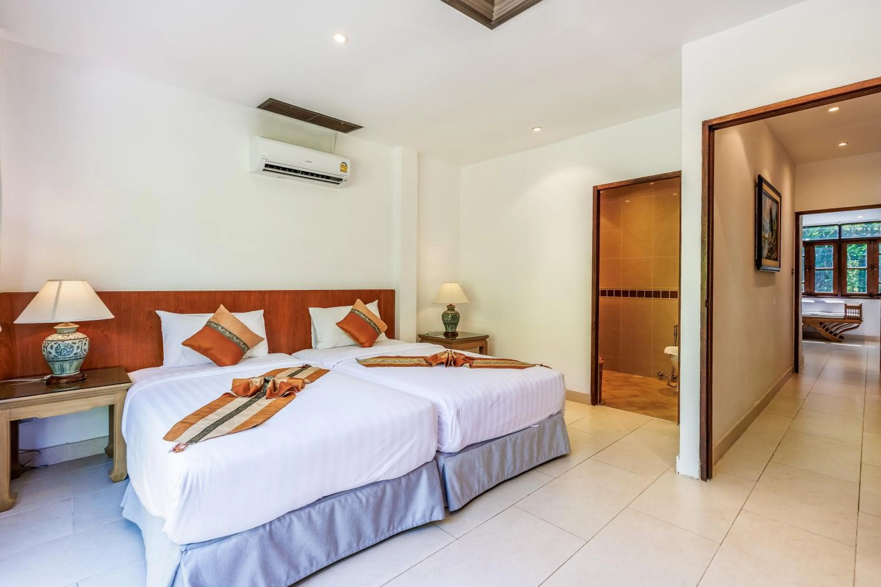 Bed in Kamala Beach Estate Resort - SHA Extra Plus