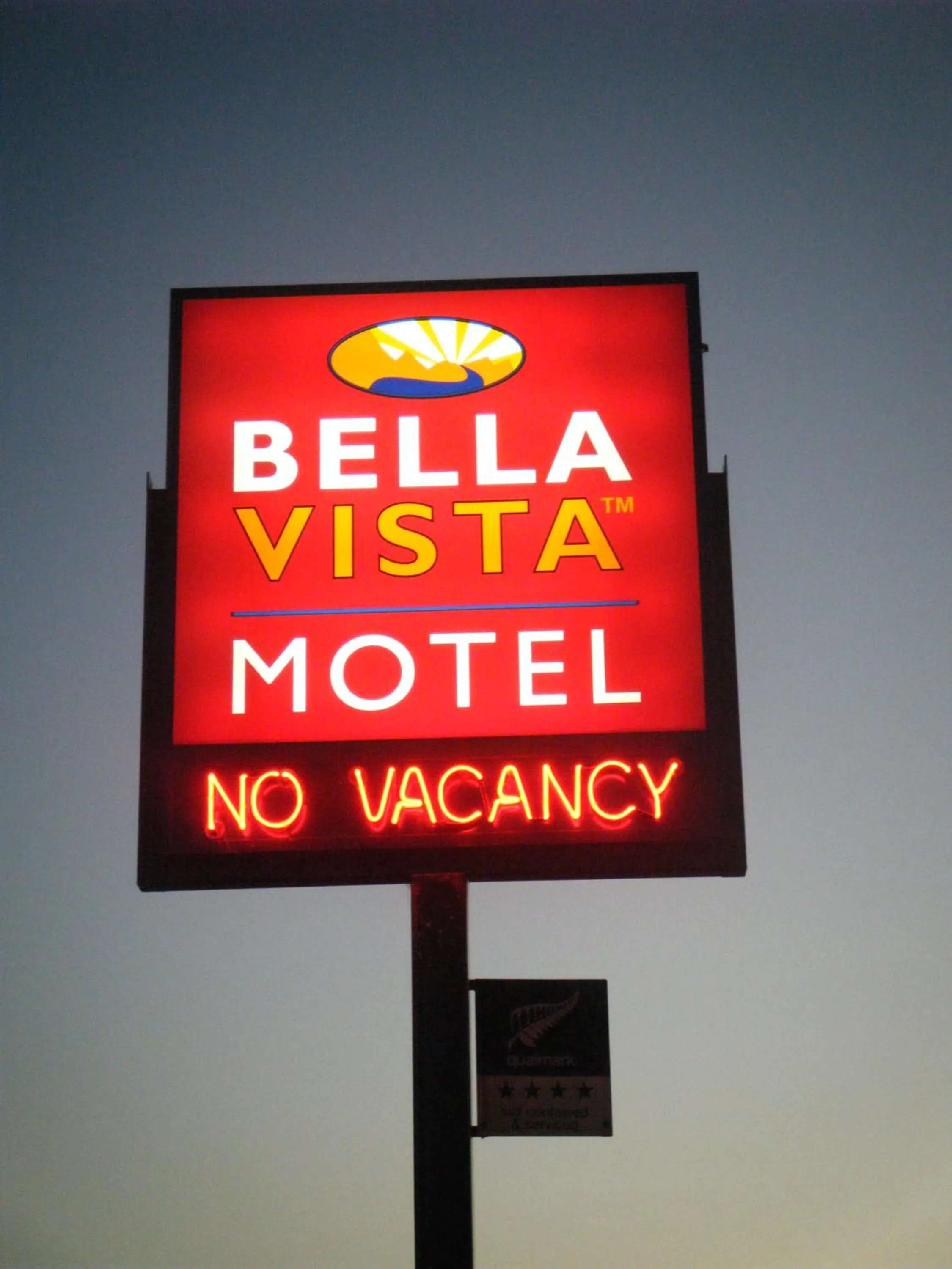 Property logo or sign in Bella Vista Motel Kaikoura