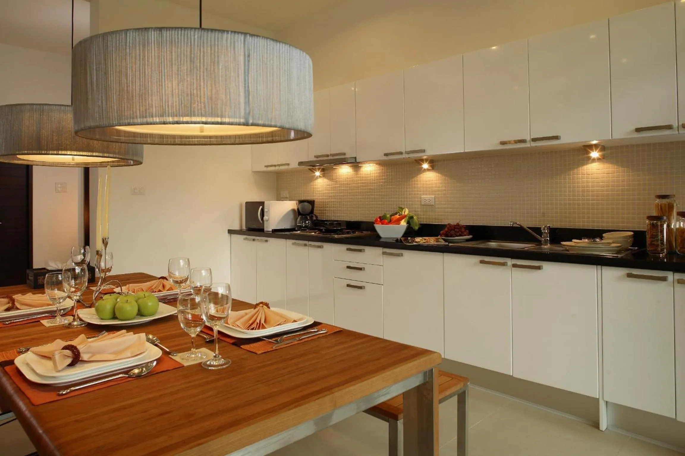 Kitchen or kitchenette in Two Villas HOLIDAY - Oxygen Style Bangtao Beach, Phuket